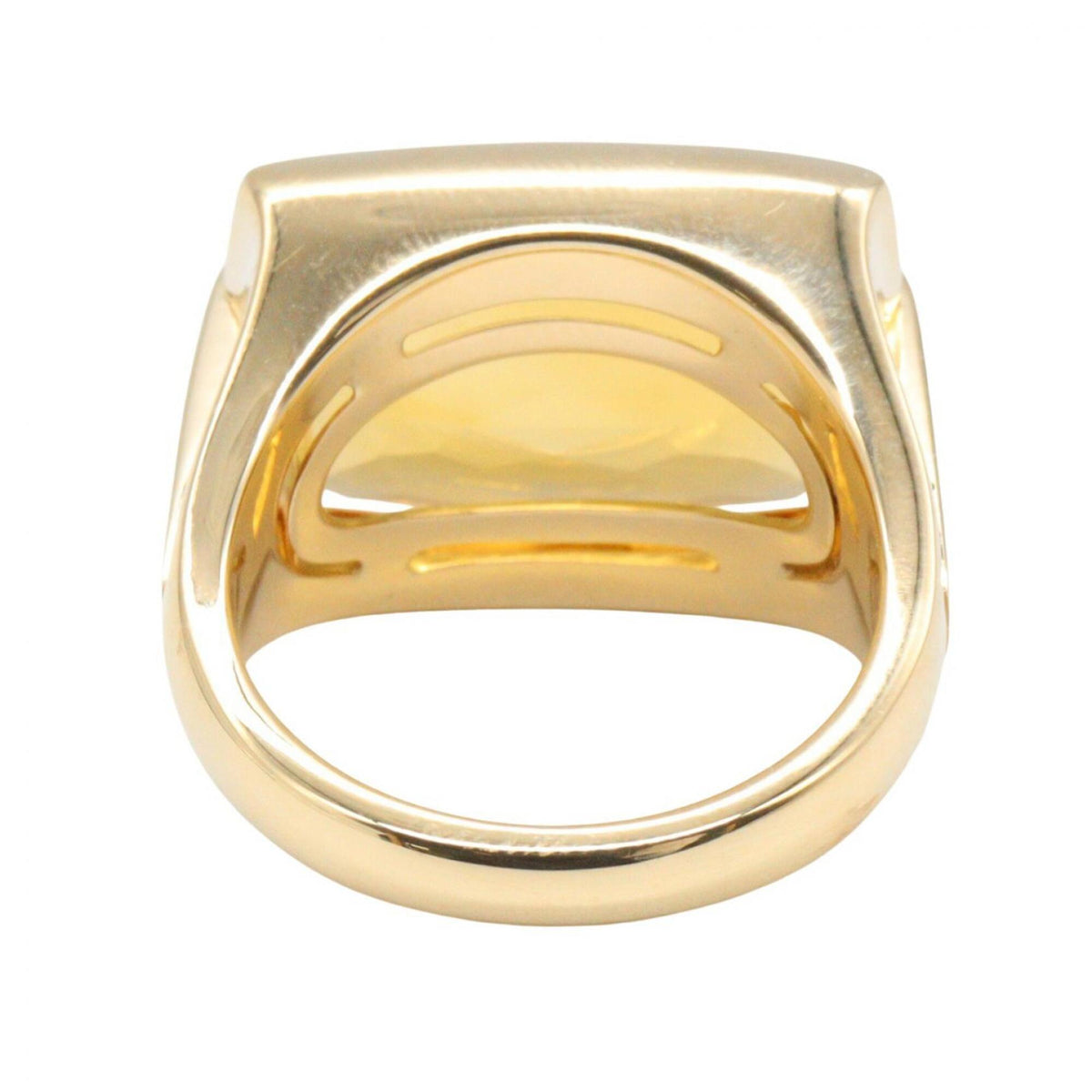 Bvlgari Yellow Yellow Gold Yellow Gold (18K) Band Ring (Pre-Owned)