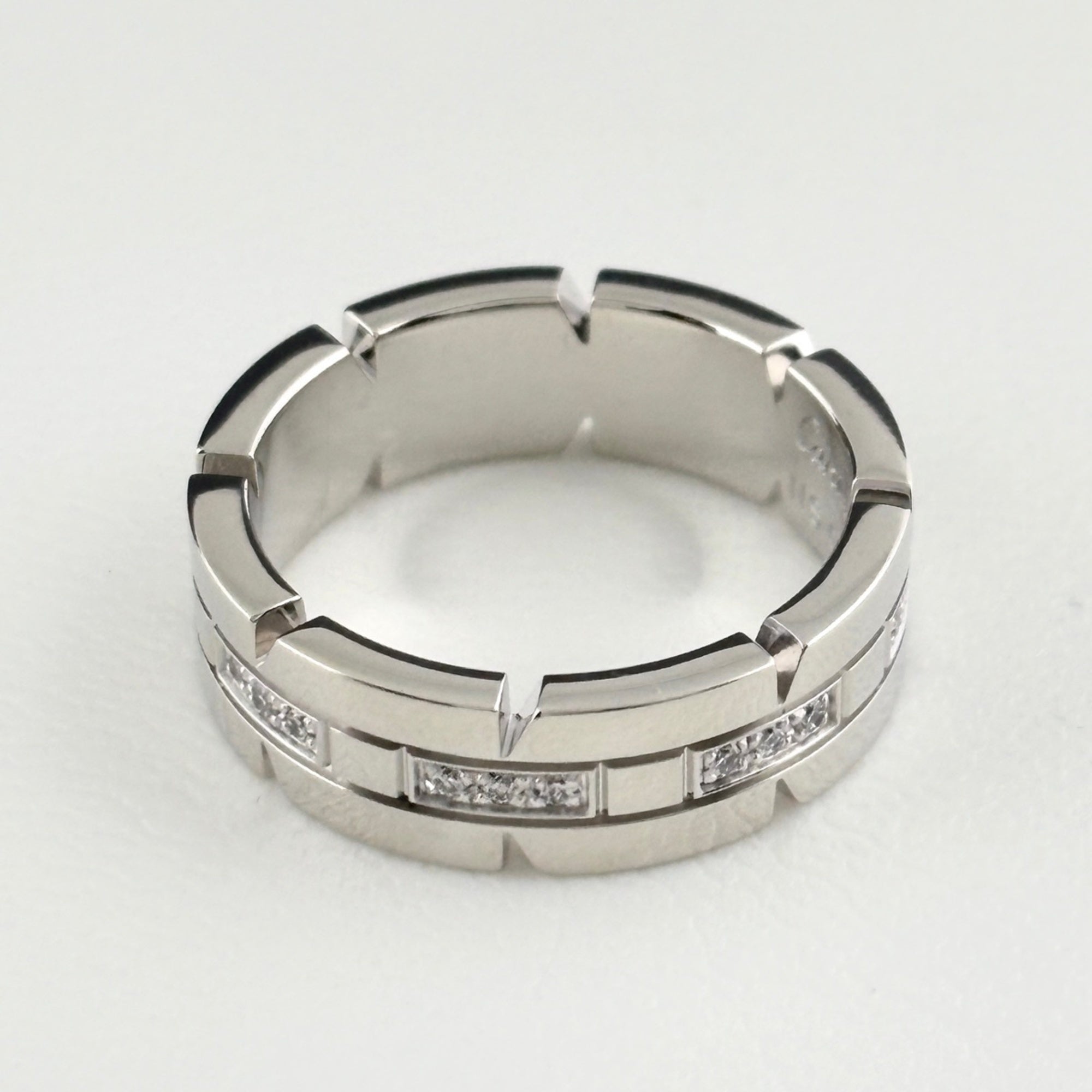 Cartier Silver Band Ring (Pre-Owned)