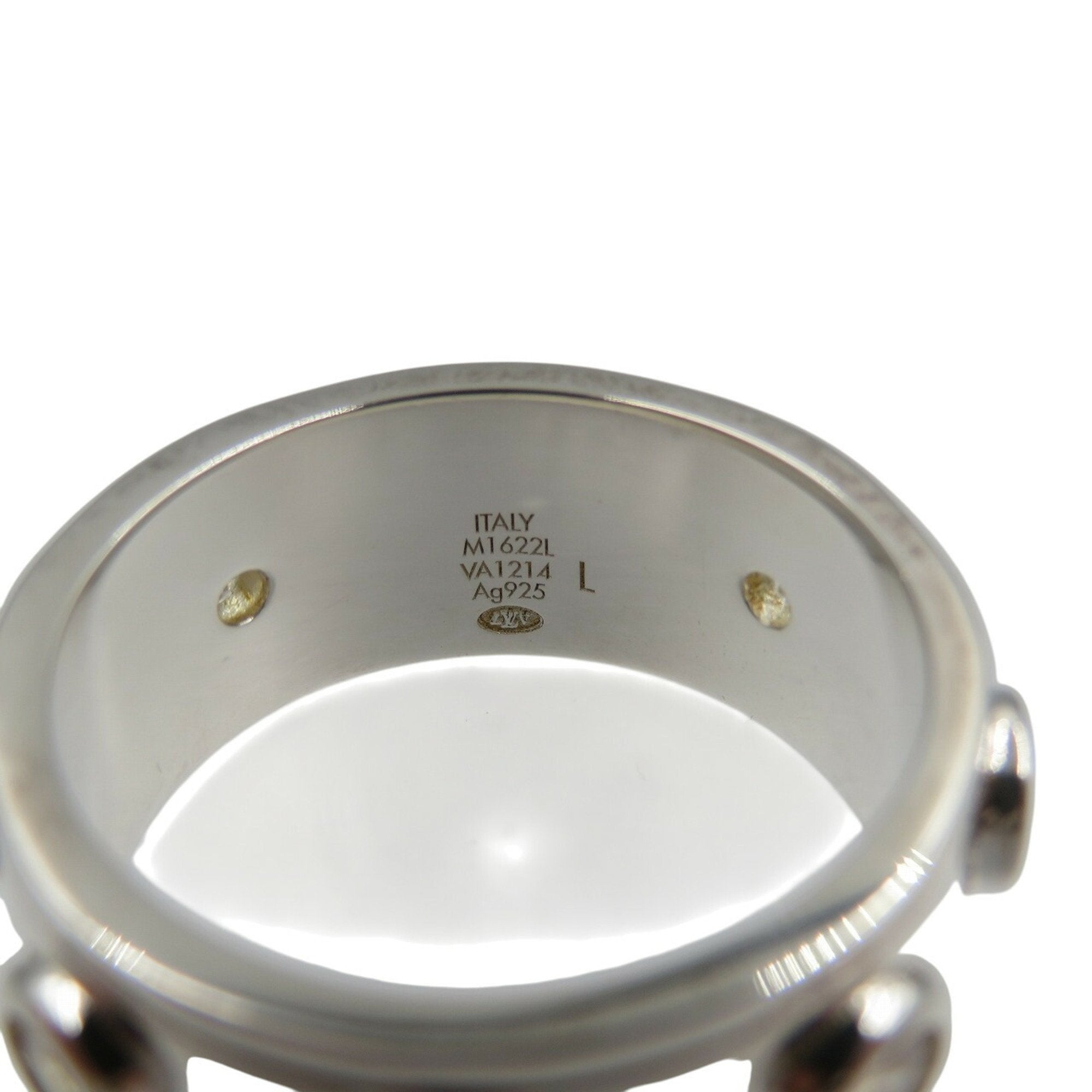 Louis Vuitton Silver Silver 925 Band Ring (Pre-Owned)