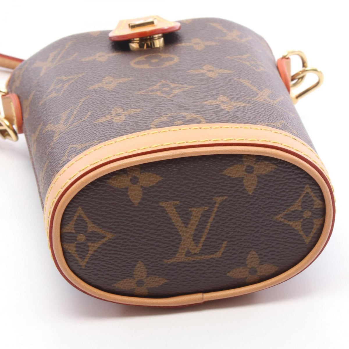 Louis Vuitton Brown Monogram Pvc Coated Canvas Leather Shoulder Bag (Pre-Owned)