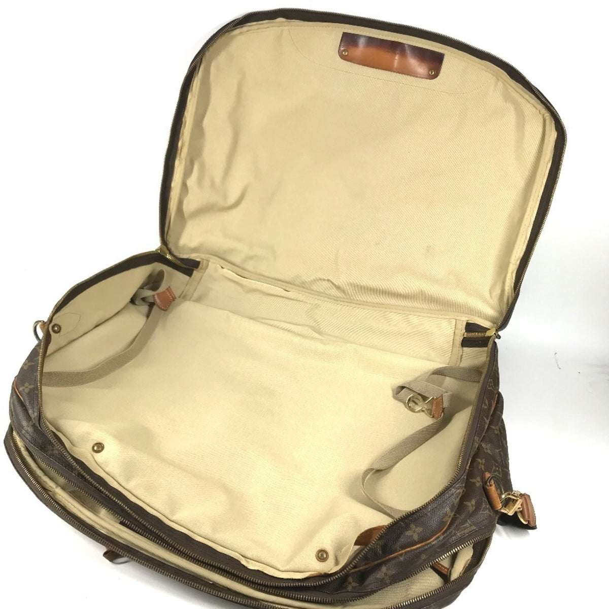 Louis Vuitton Brown Monogram Boston Bag Handbag Shoulder Bag (Pre-Owned)