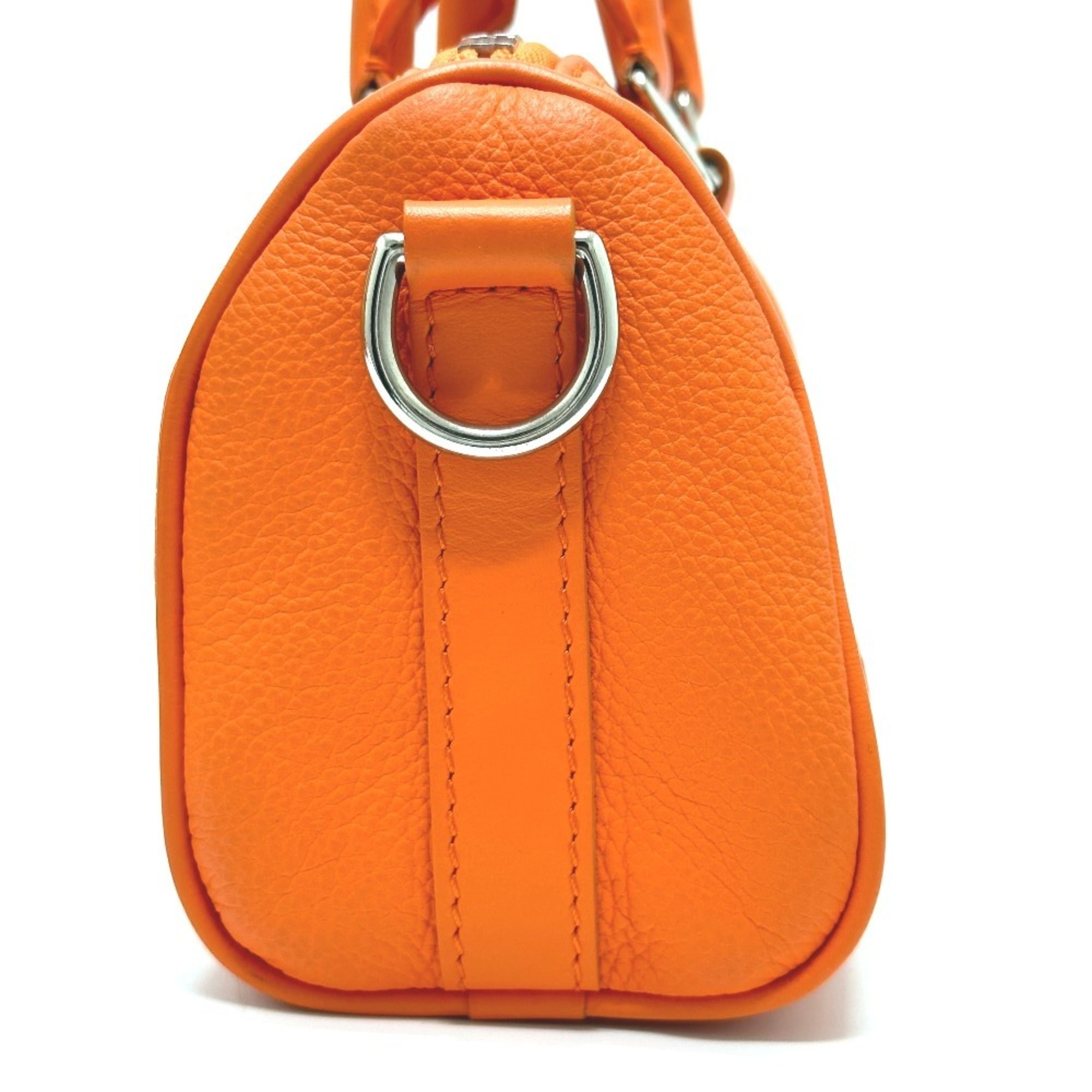 Louis Vuitton Orange Leather Shoulder Bag (Pre-Owned)