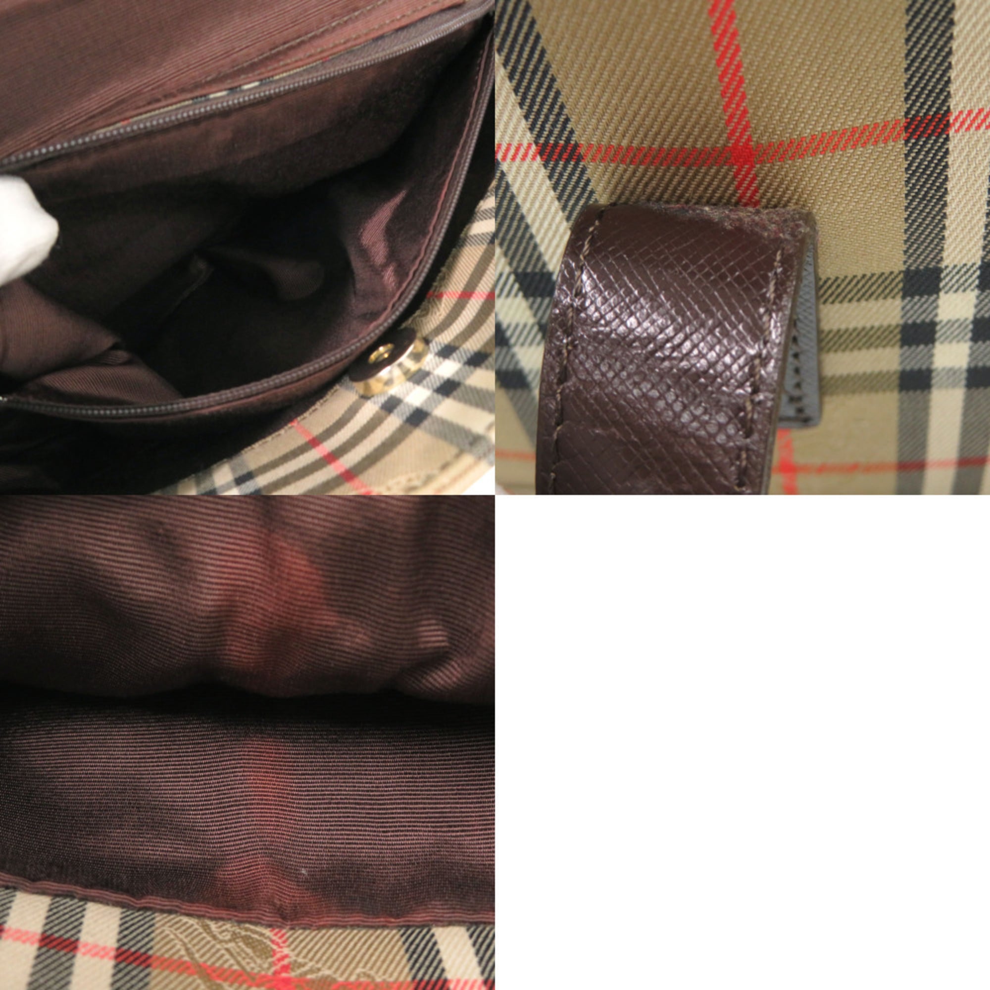Burberry Brown Nylon Tote Bag (Pre-Owned)
