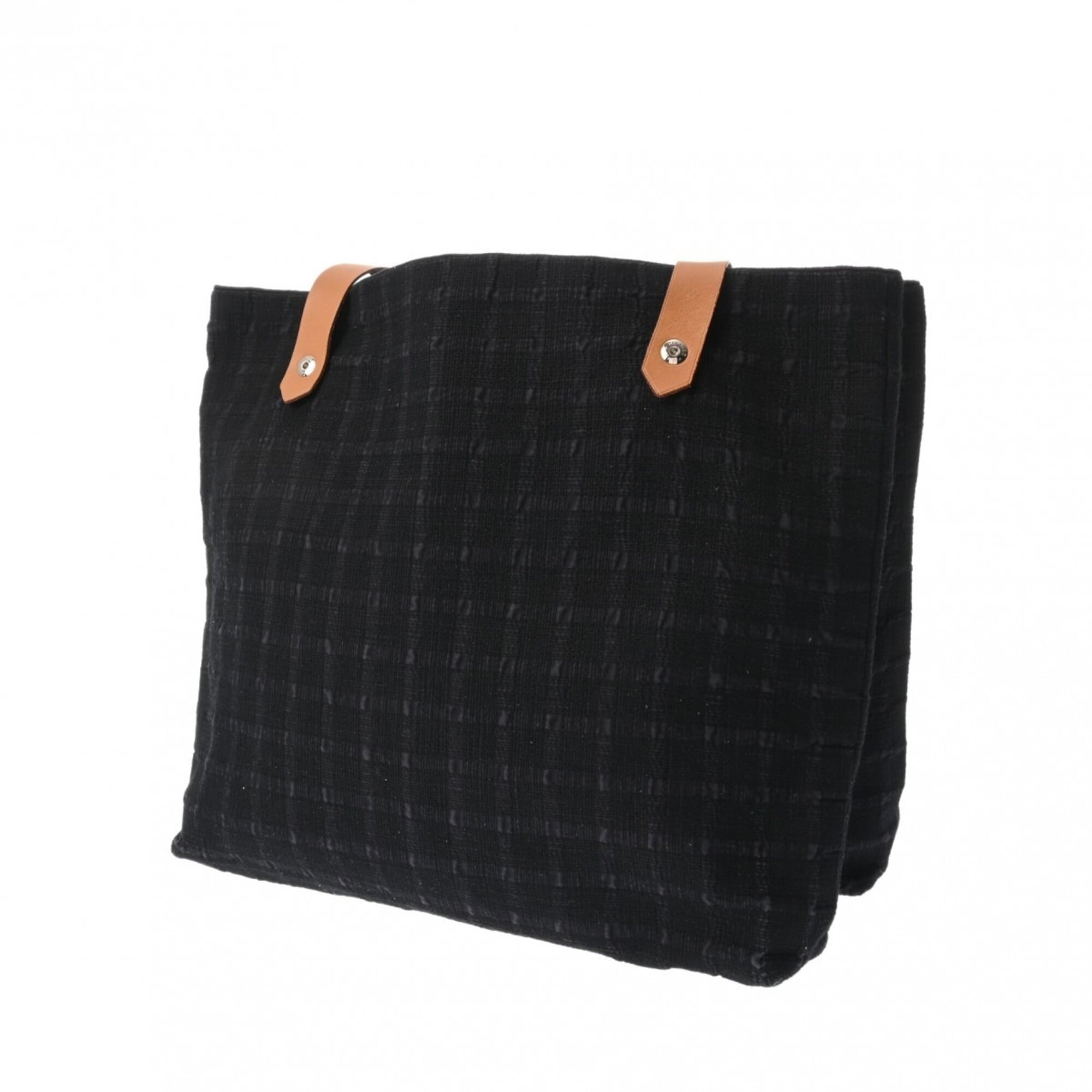 Hermes Black Canvas Tote Bag (Pre-Owned)