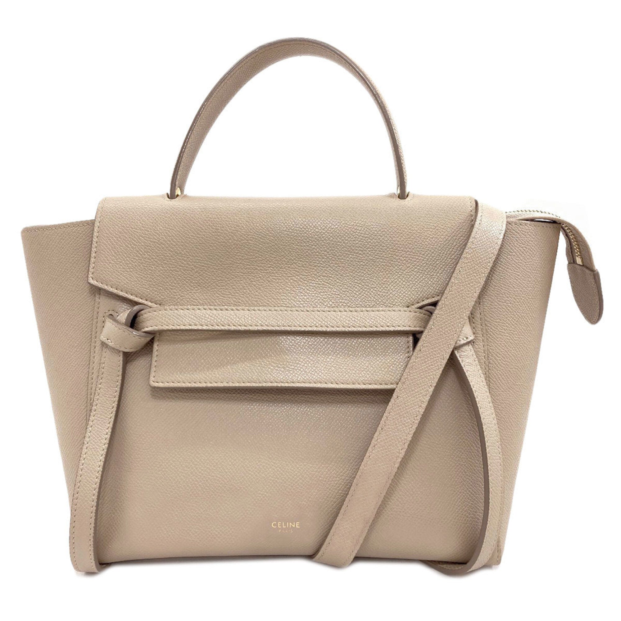 Celine Beige Leather Handbag (Pre-Owned)