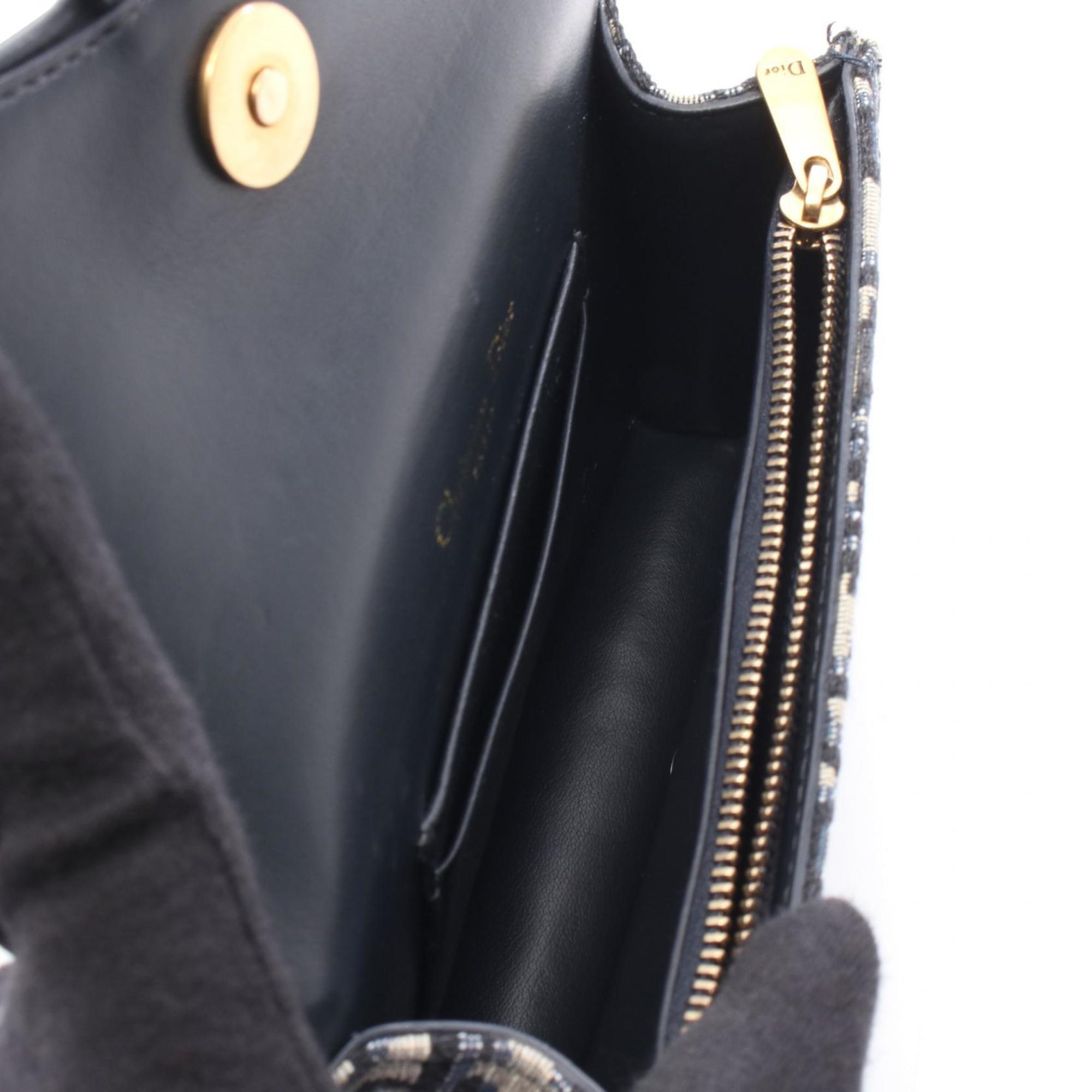 Christian Dior Beige Navy Canvas Fanny Pack (Pre-Owned)