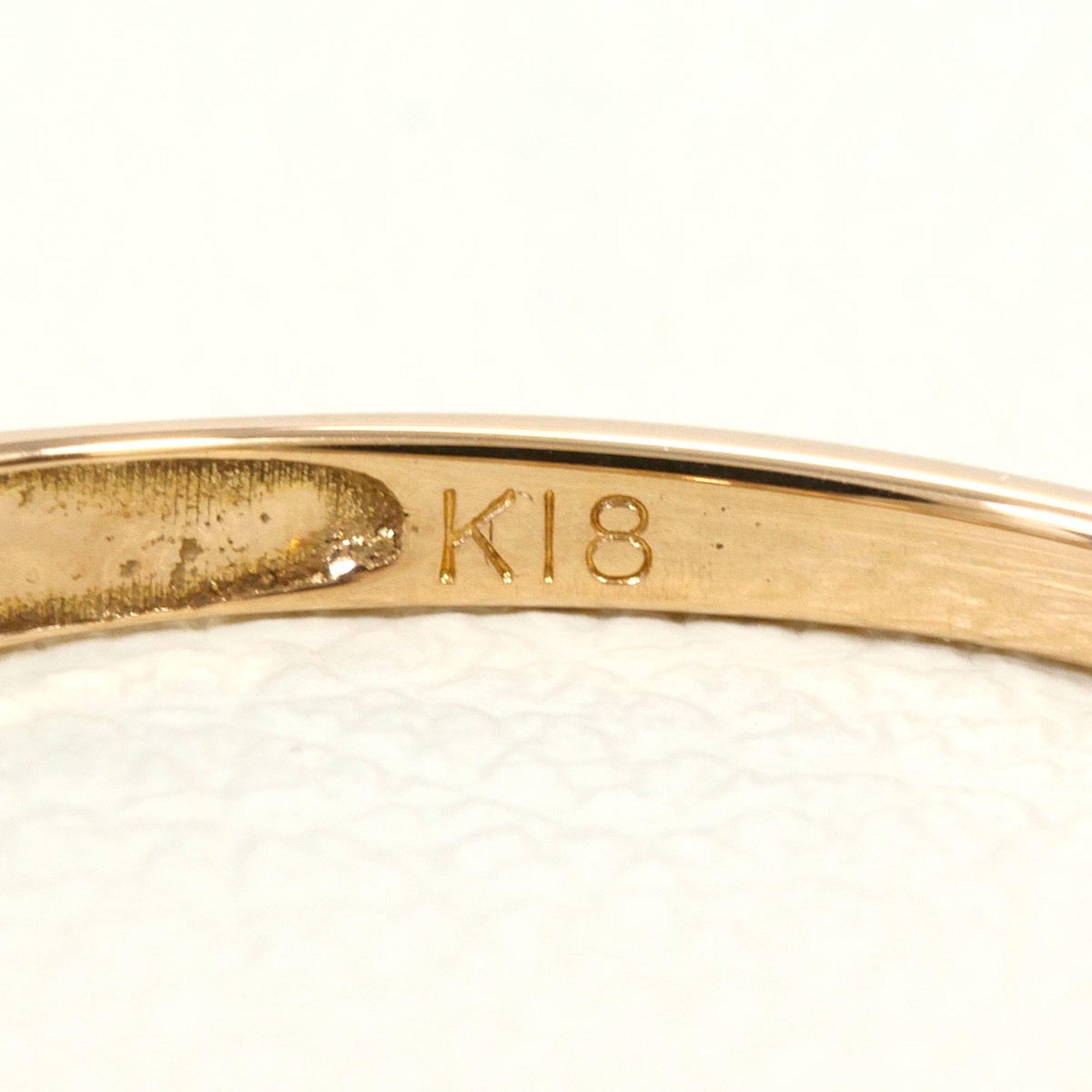 Unbranded Pink Gold Pink Gold (18K) Silver Band Ring (Pre-Owned)