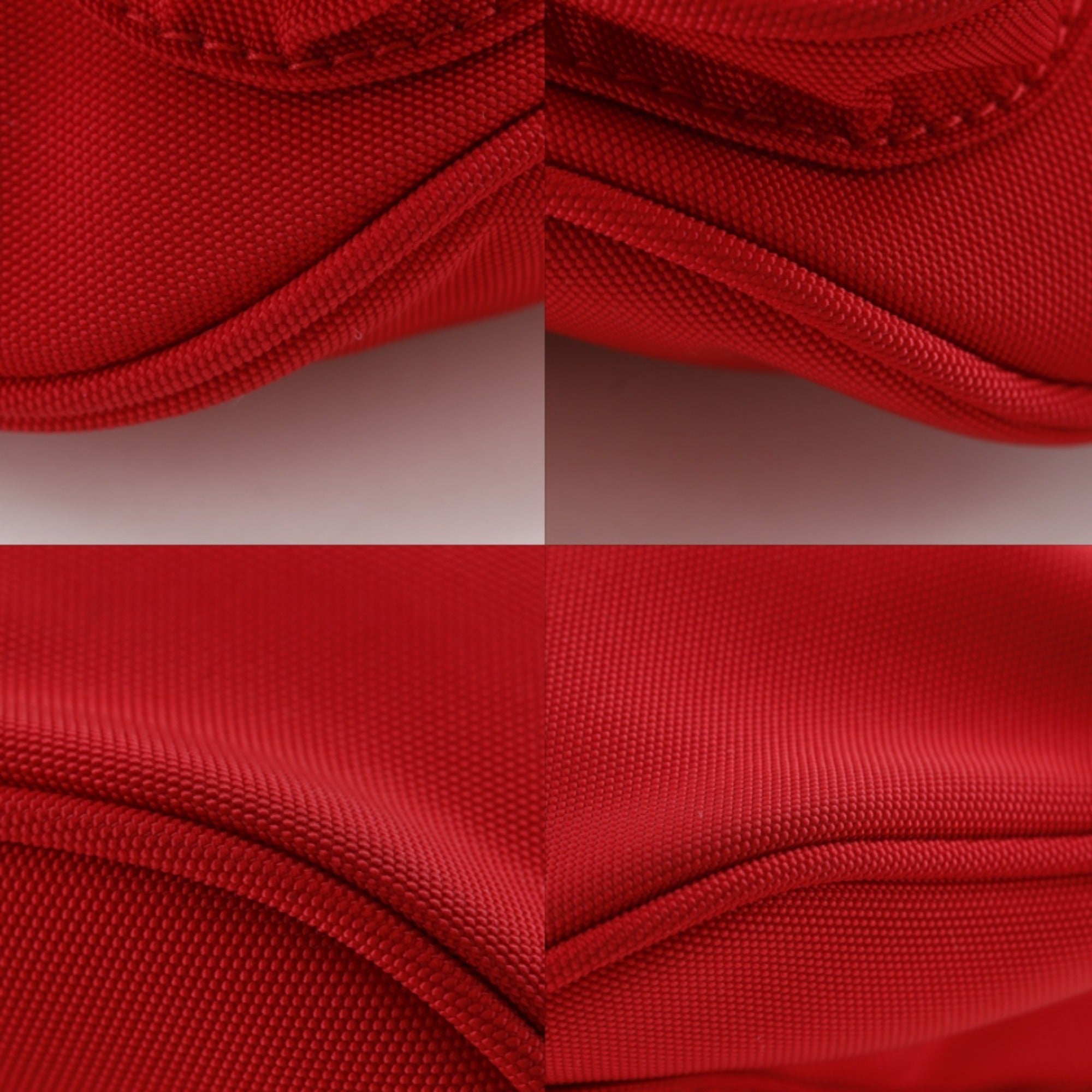 Balenciaga Red Color Nylon Canvas Fanny Pack Sling Bag (Pre-Owned)