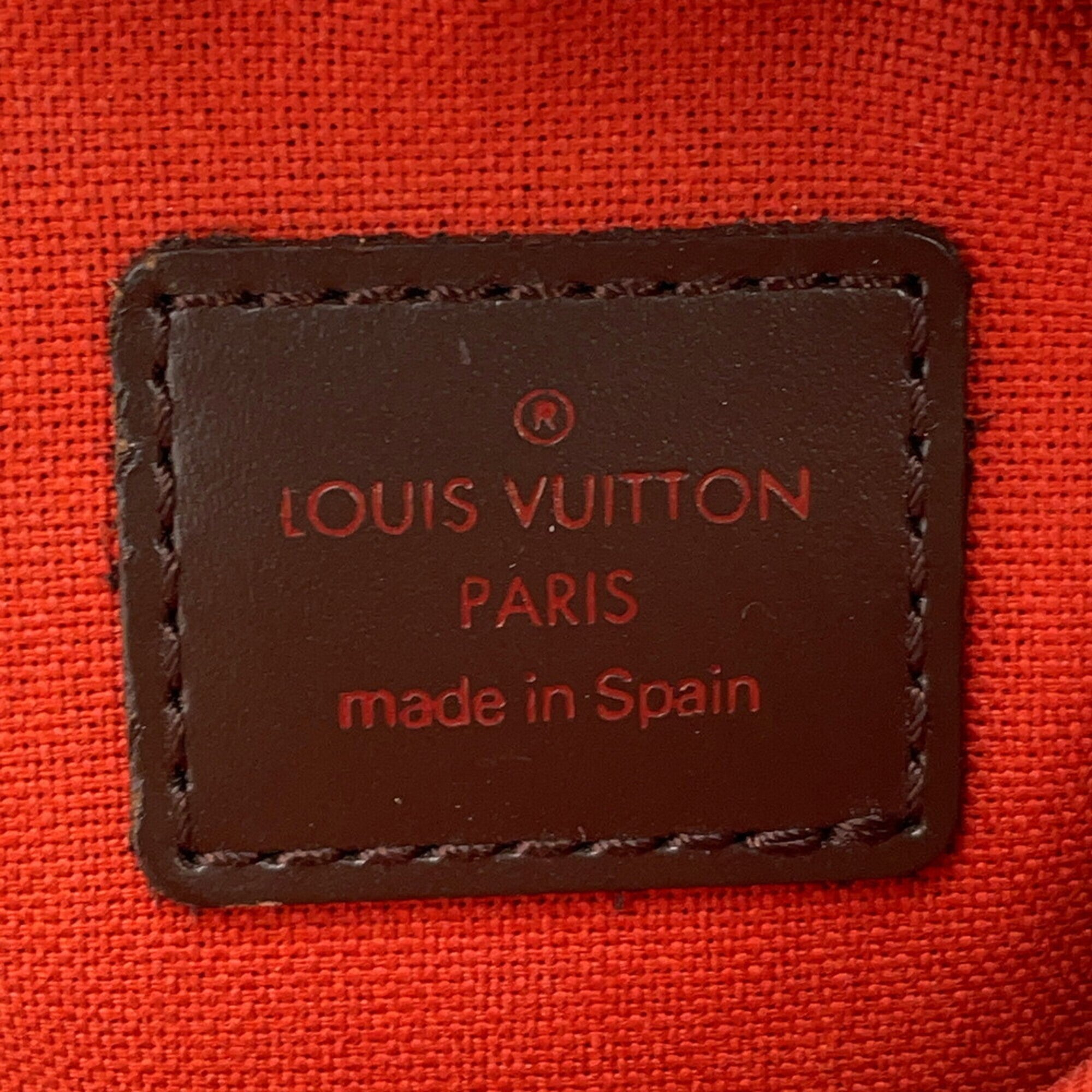 Louis Vuitton Damier Brown Damier Canvas Ebene Damier Canvas Handbag Shoulder Bag Sling Bag (Pre-Owned)