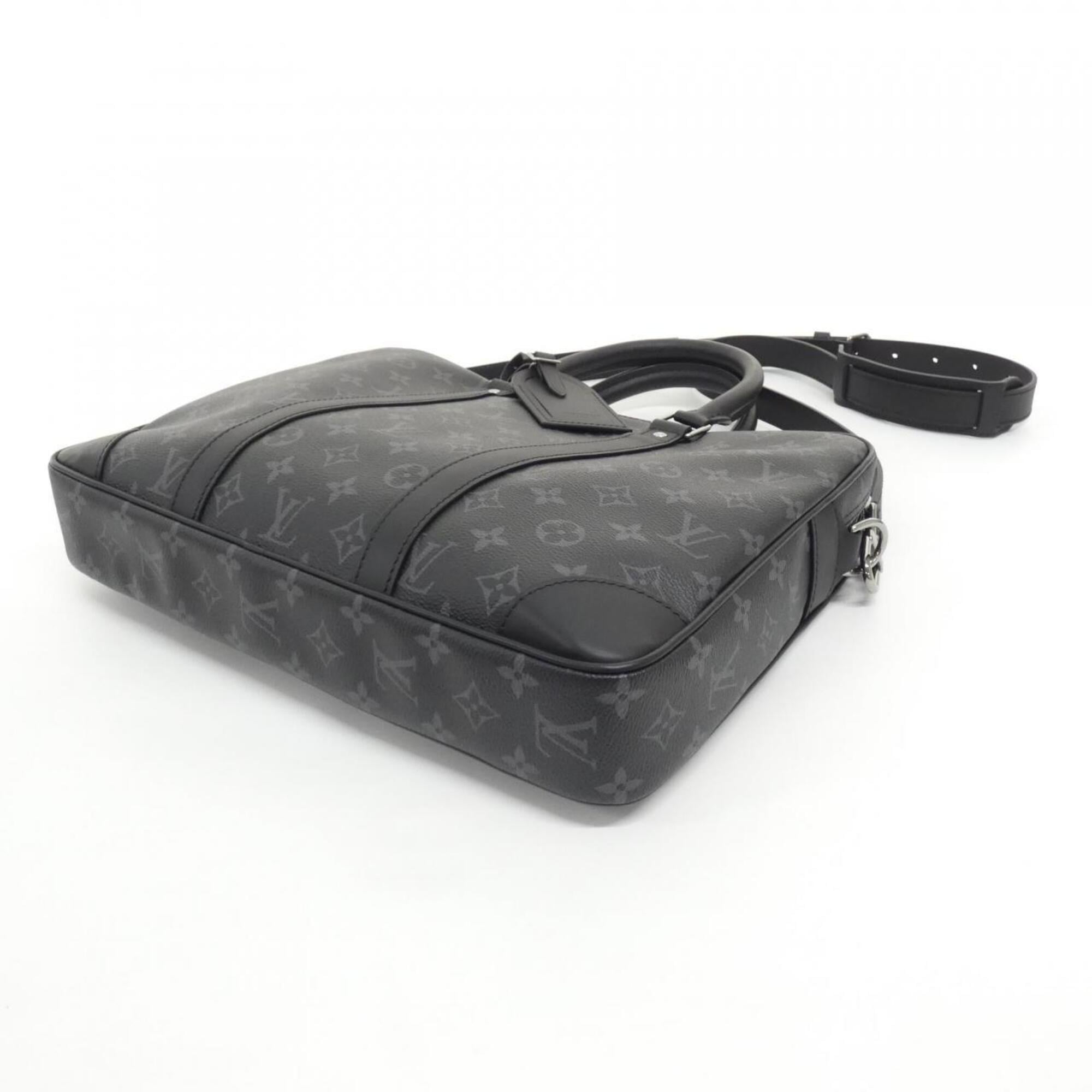 Louis Vuitton Black Coated Canvas Handbag (Pre-Owned)
