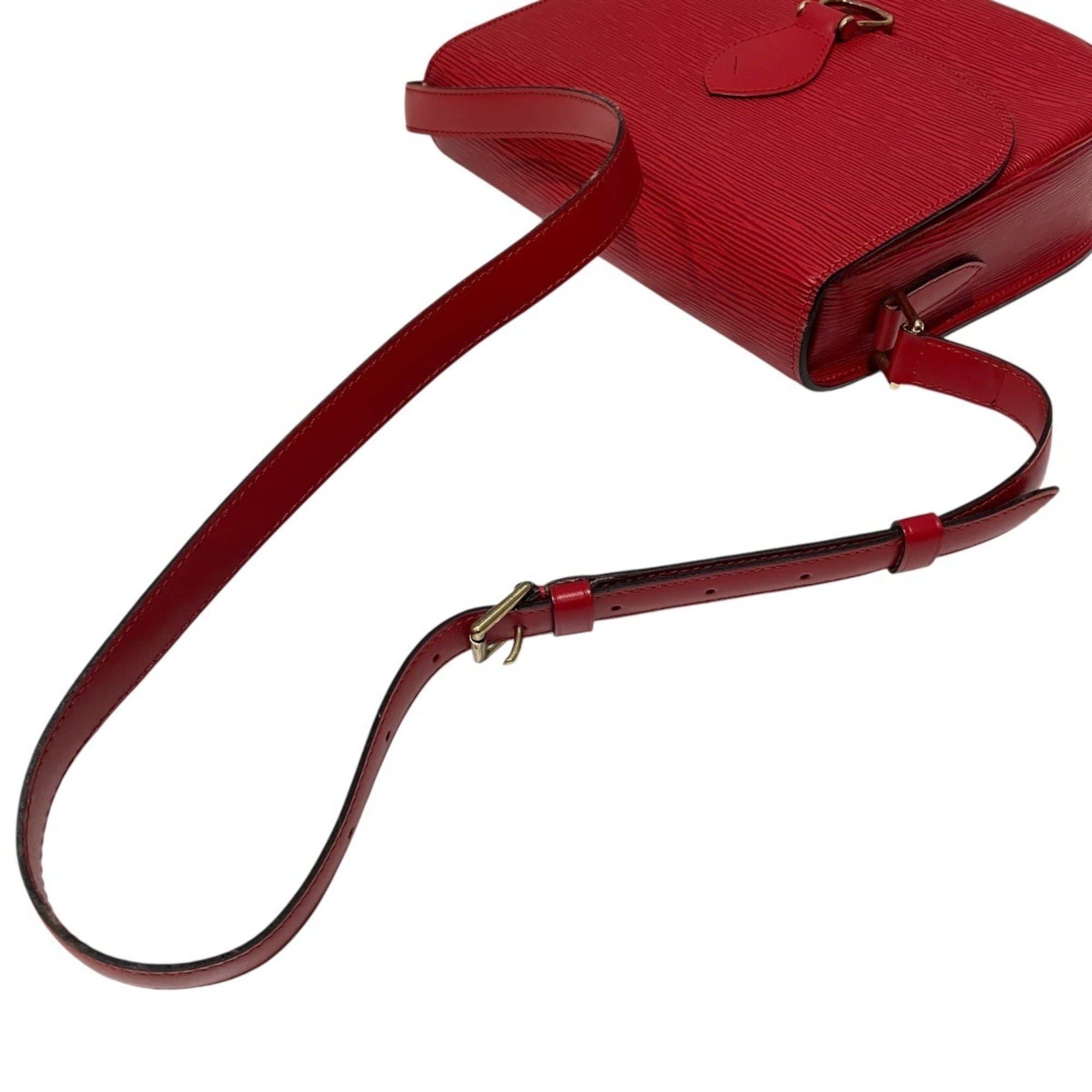 Louis Vuitton Castilian Red Epi Leather Shoulder Bag (Pre-Owned)