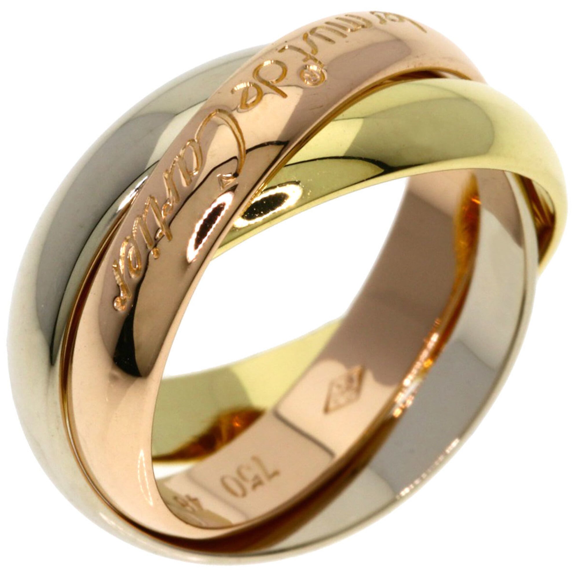 Cartier Yellow Gold (18K) Pink Gold (18K) White Gold (18K) Band Ring (Pre-Owned)
