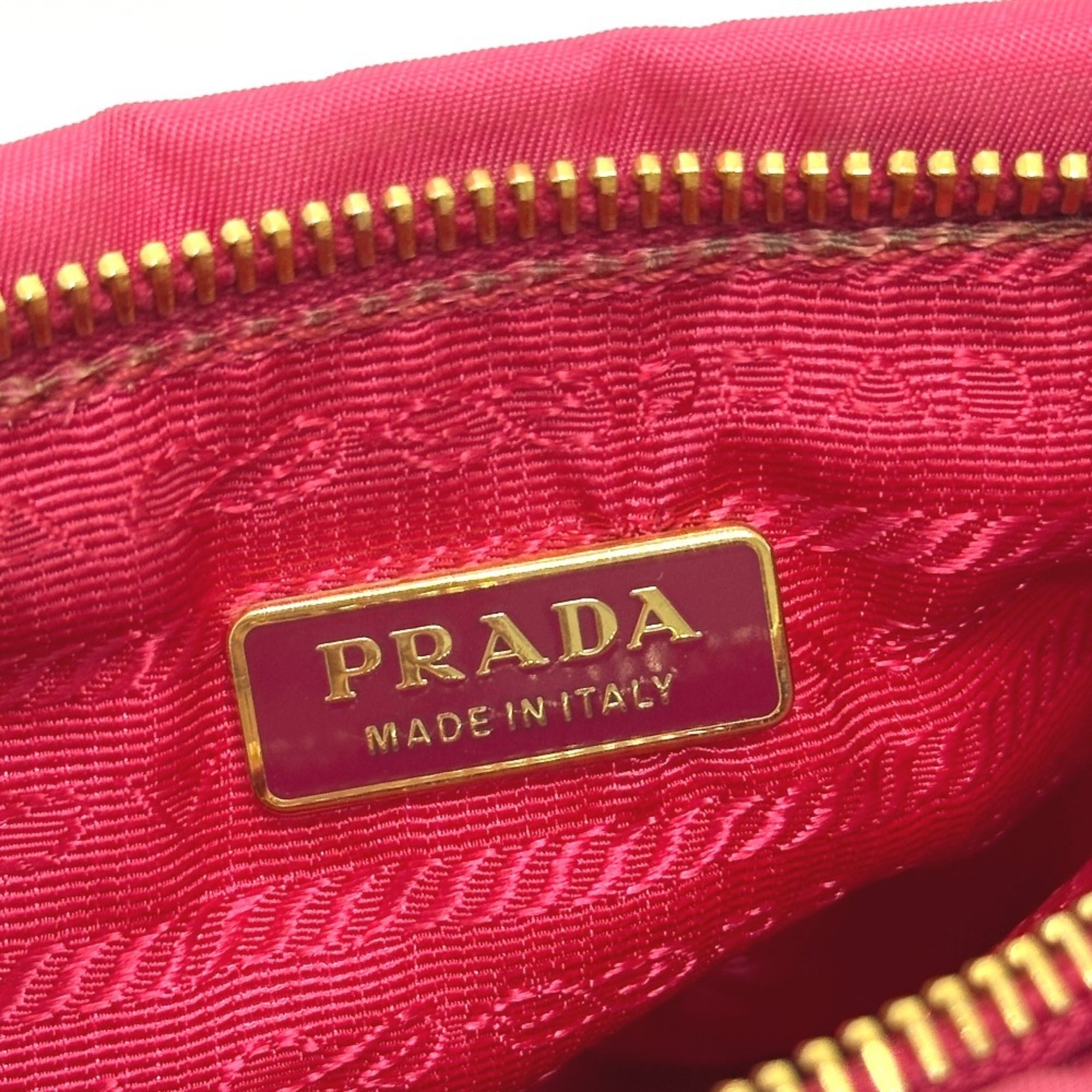 Prada Pink Nylon Pouch (Pre-Owned)