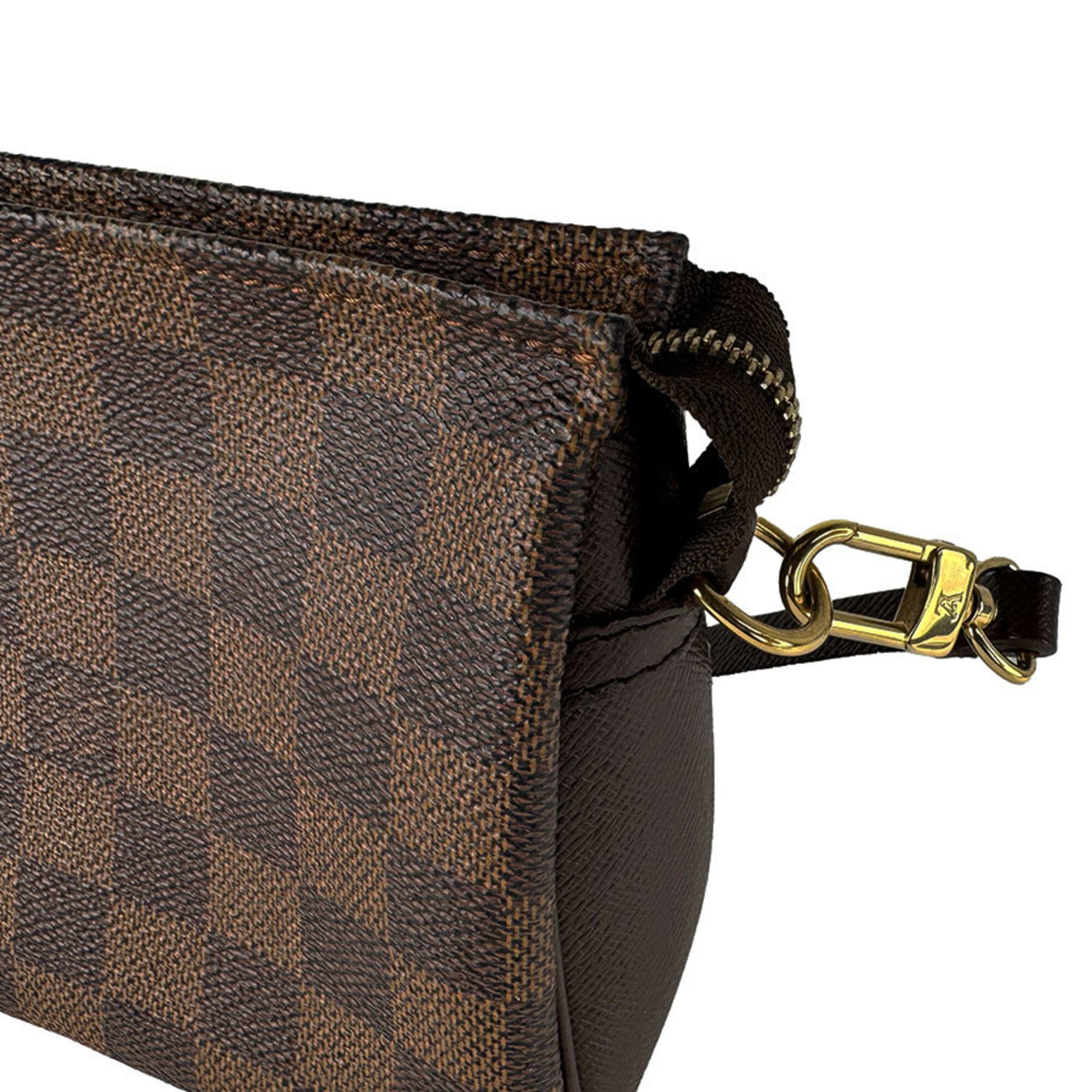 Louis Vuitton Damier Canvas Ebene Damier Canvas Handbag (Pre-Owned)