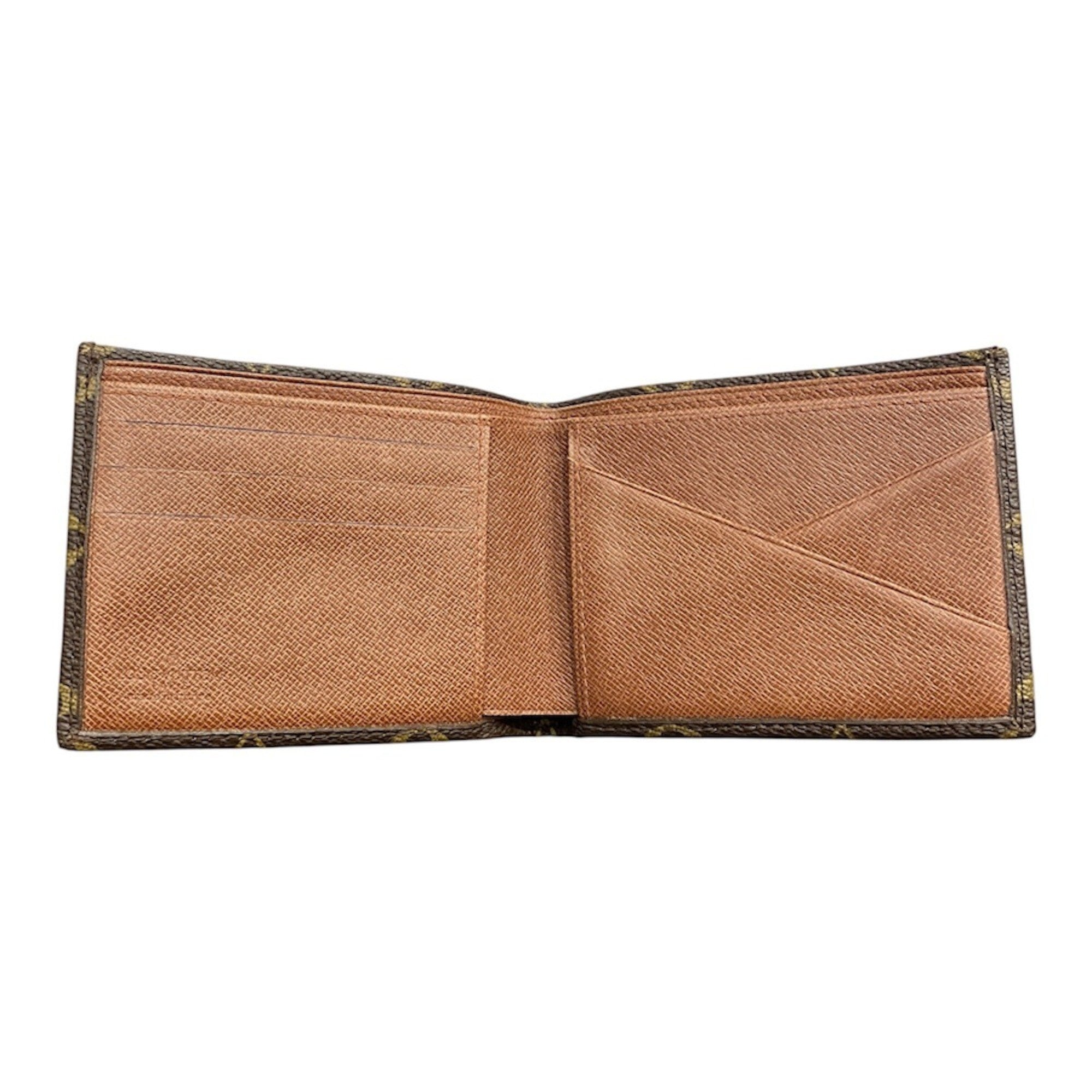 Louis Vuitton Brown Pvc Wallet (Bi-Fold) (Pre-Owned)