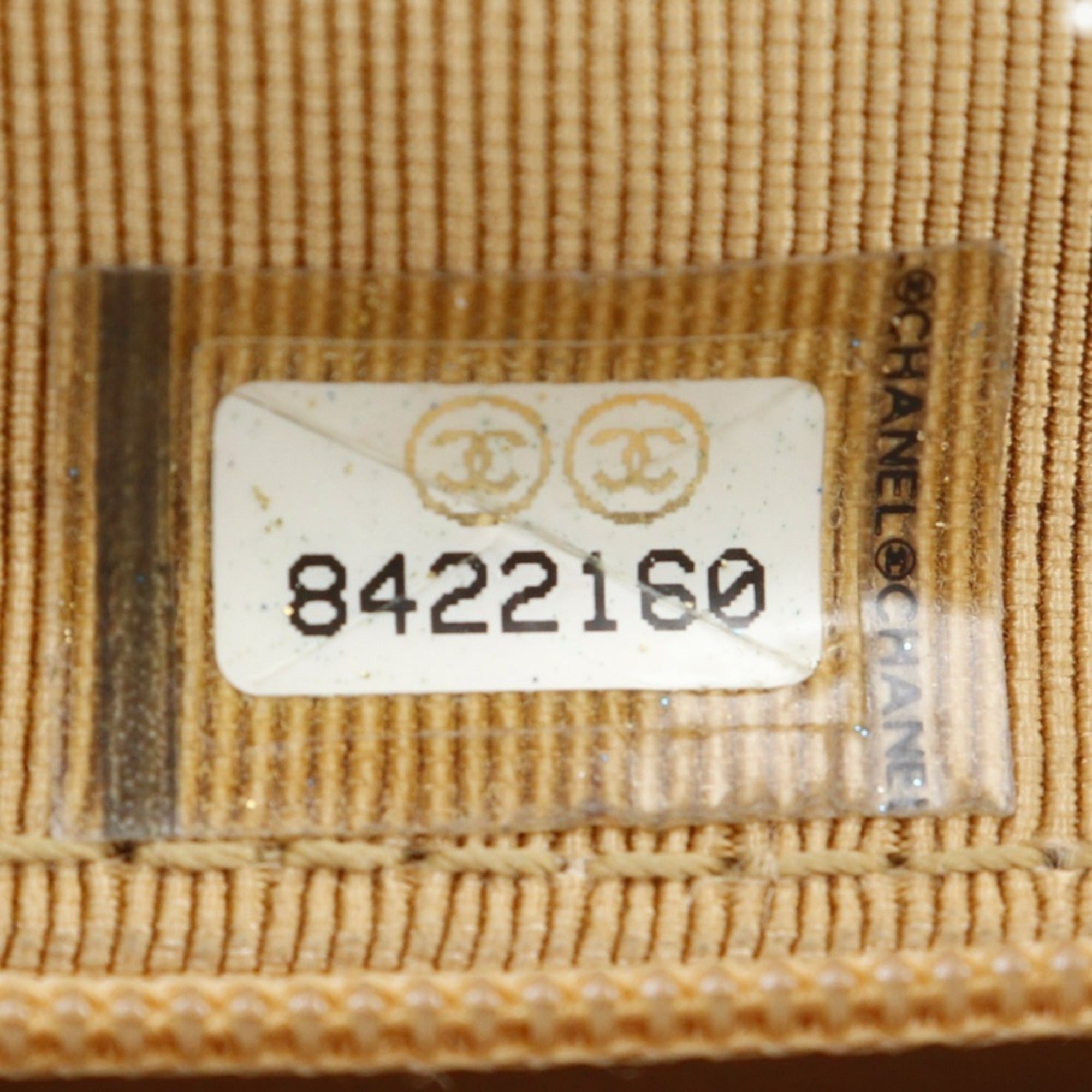 Chanel Beige Grained Calfskin Handbag (Pre-Owned)