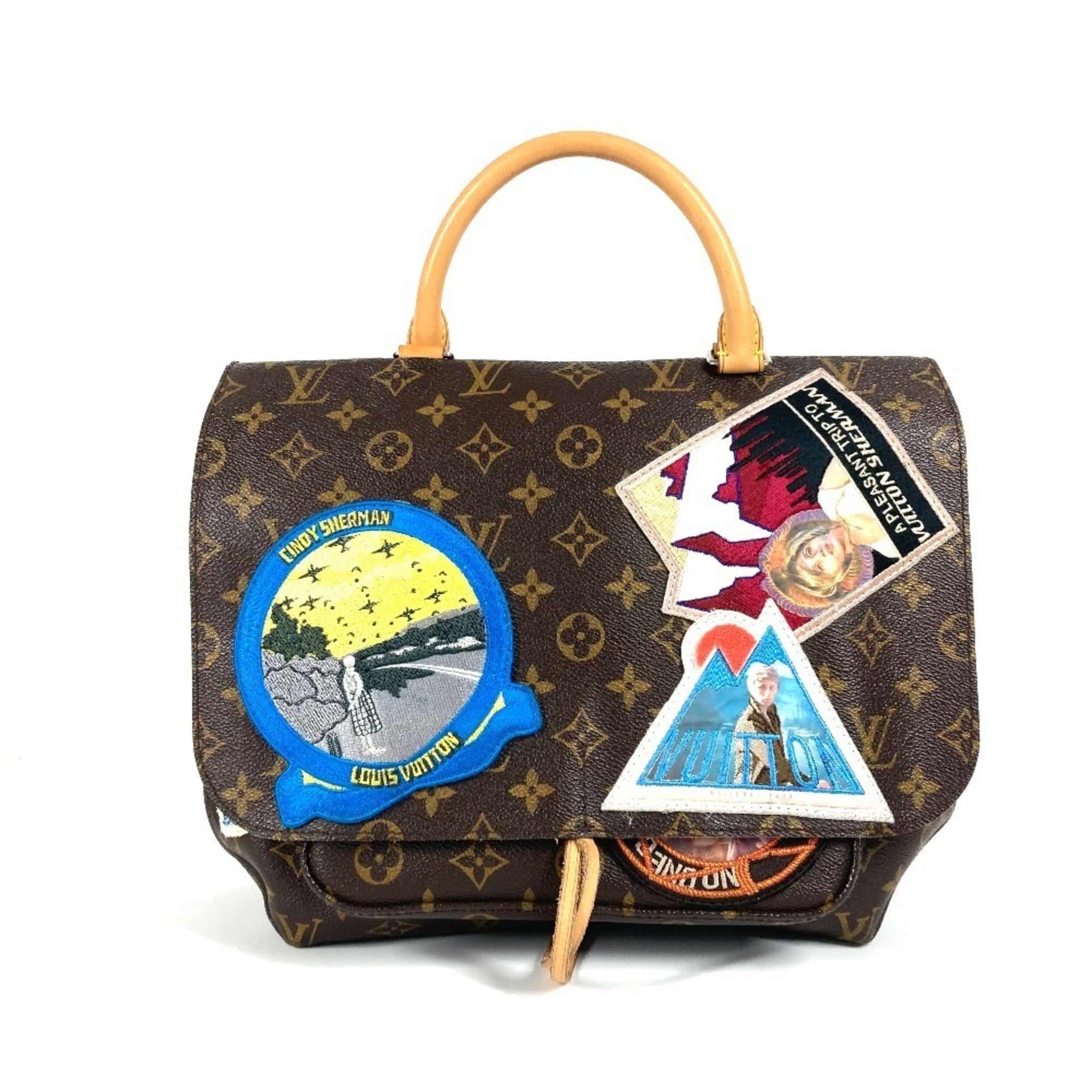 Louis Vuitton Brown Monogram Handbag Shoulder Bag Tote Bag (Pre-Owned)
