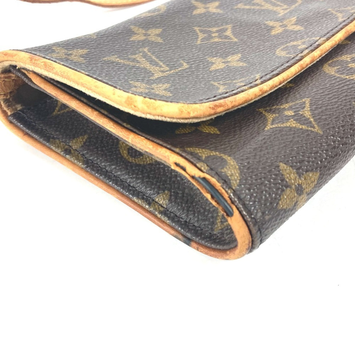 Louis Vuitton Brown Monogram Monogram Clutch Bag Pochette Shoulder Bag (Pre-Owned)