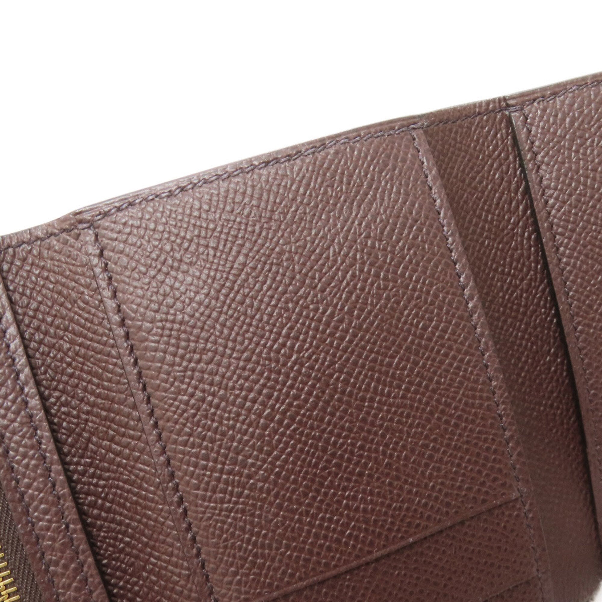 Hermes Bordeaux Epsom Leather Wallet (Bi-Fold) (Pre-Owned)