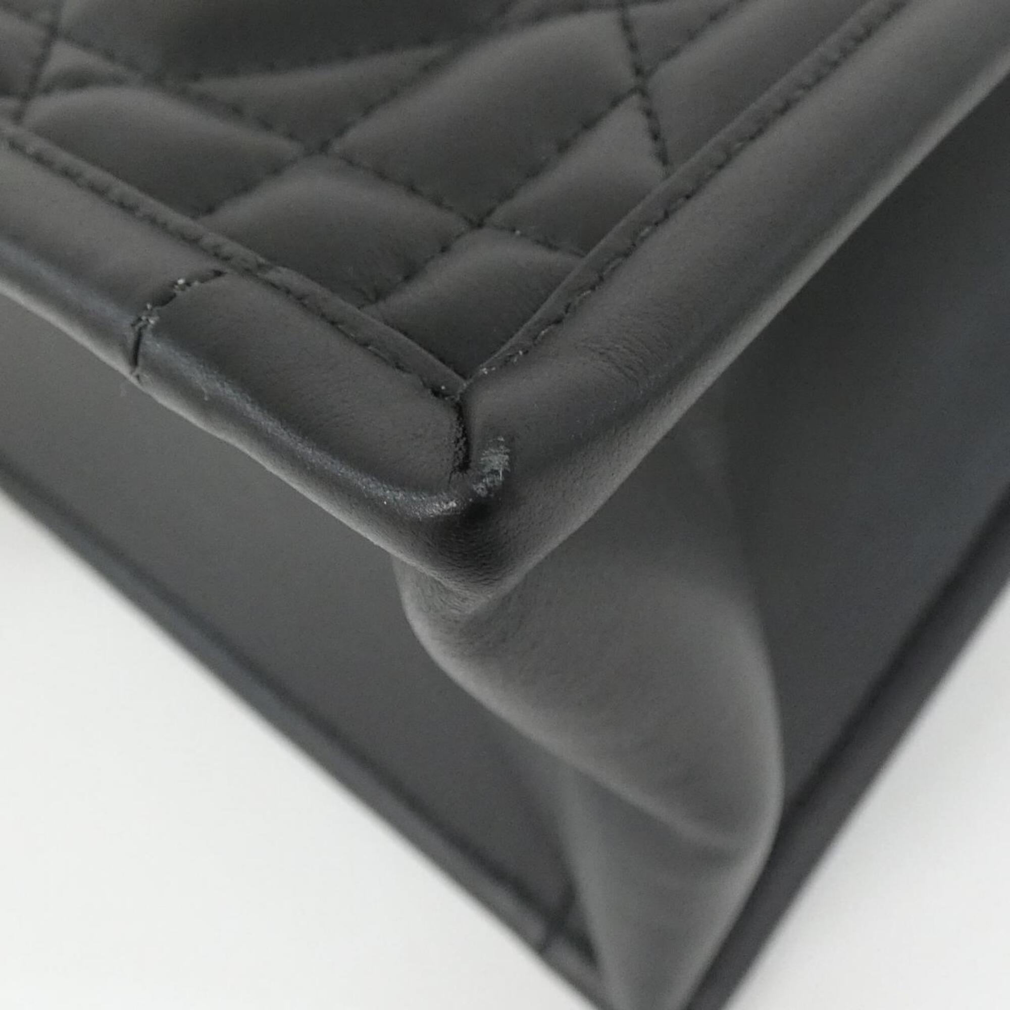Christian Dior Black Leather Handbag (Pre-Owned)