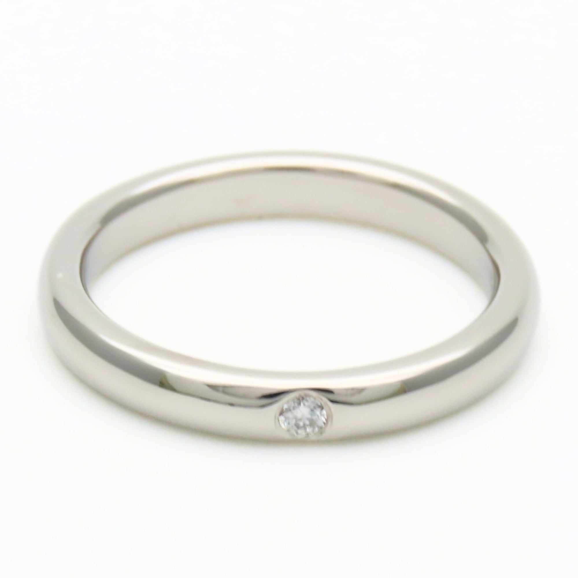Tiffany Platinum Platinum 950 Band Ring (Pre-Owned)