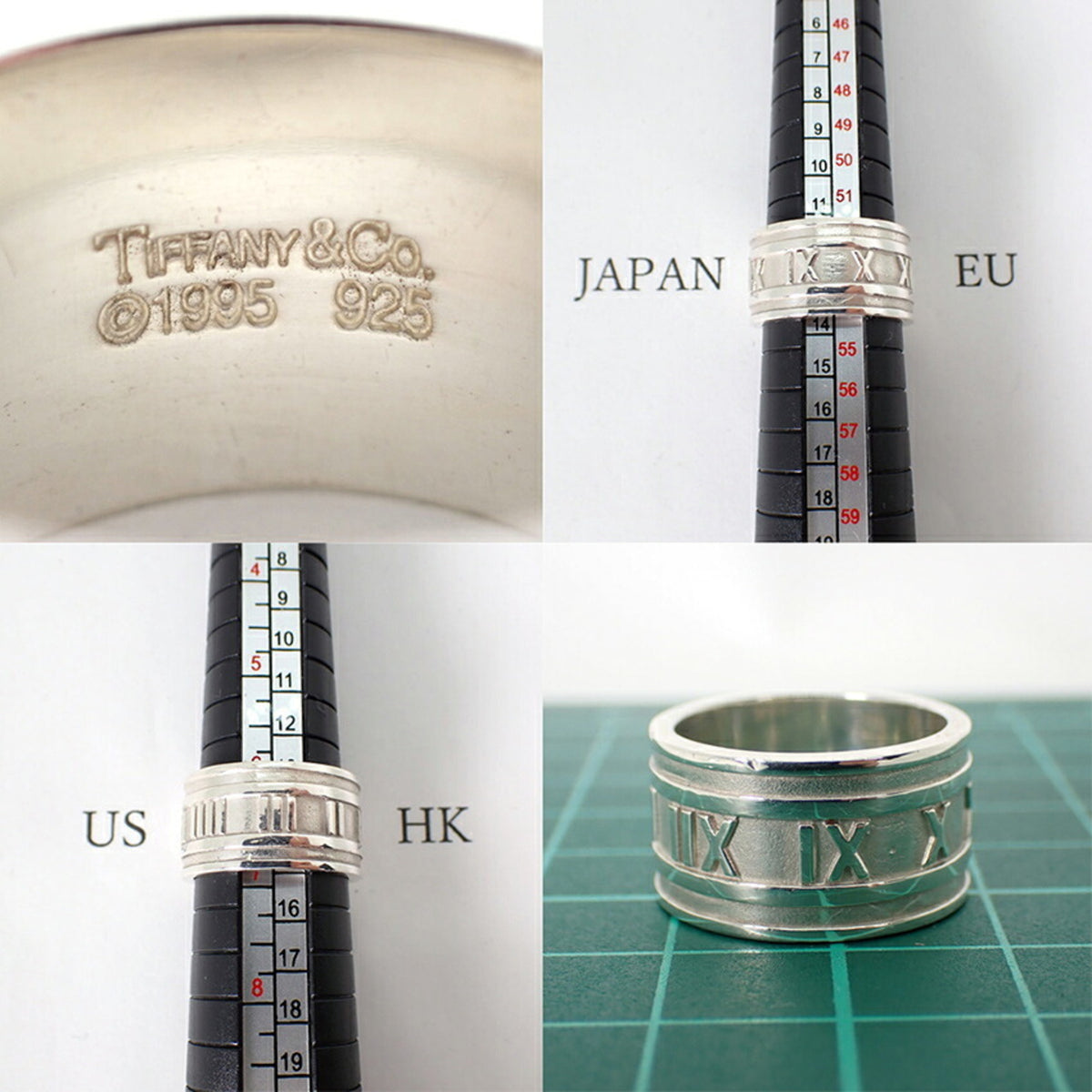 Tiffany Sterling Silver 925 Band Ring (Pre-Owned)