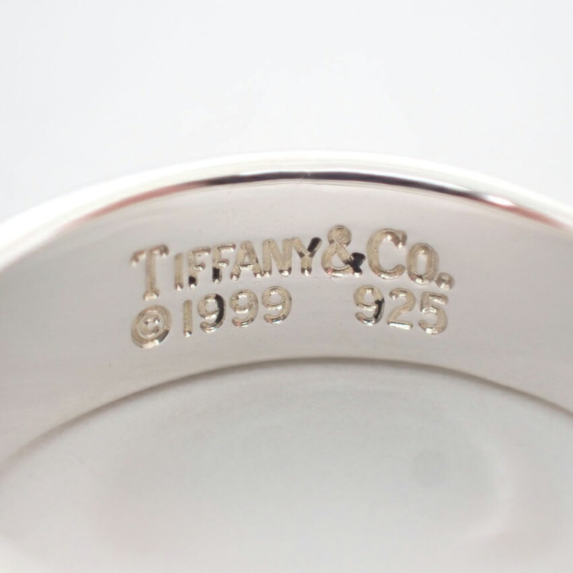 Tiffany Sterling Silver 925 Band Ring (Pre-Owned)