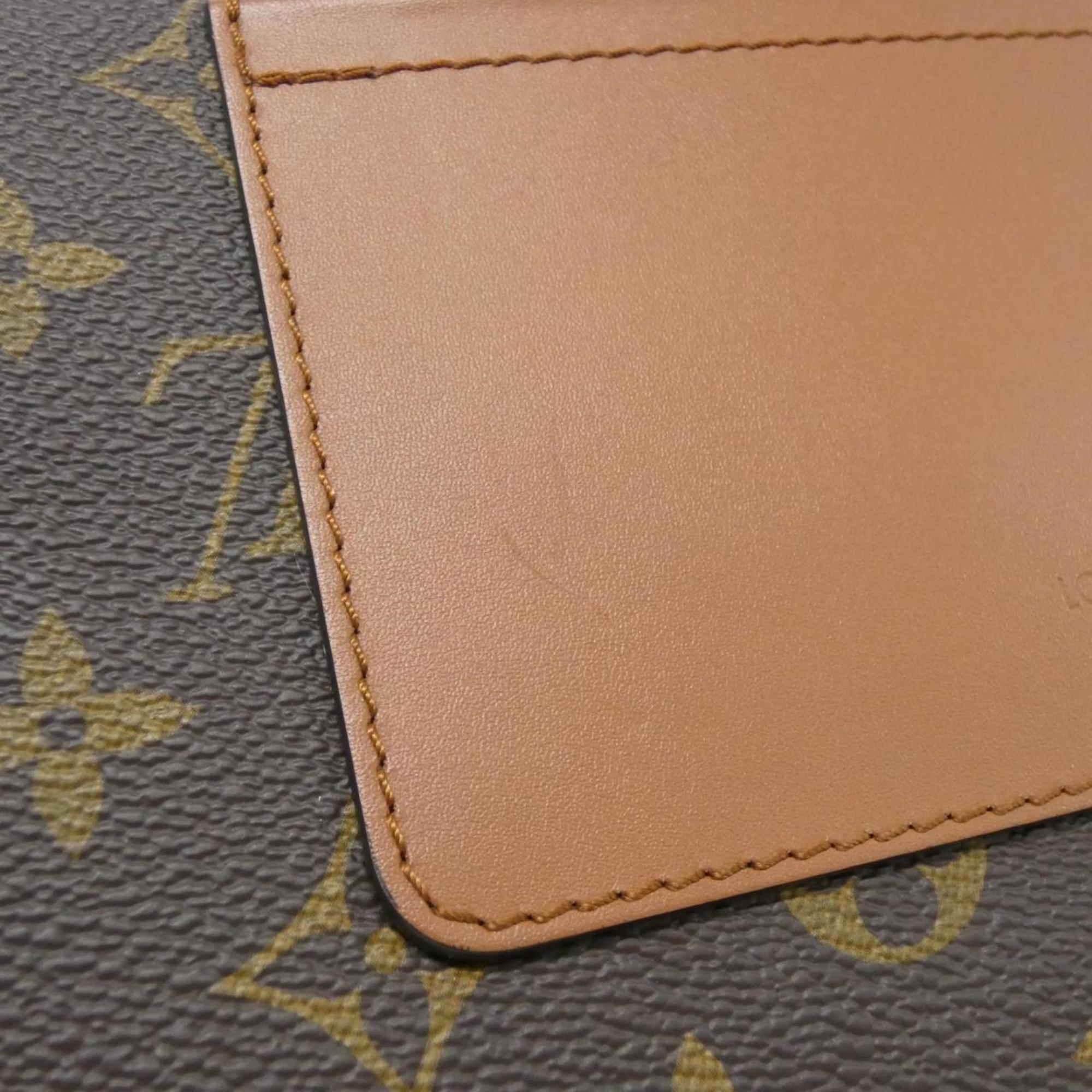 Louis Vuitton Caramel Marron Coated Canvas Shoulder Bag (Pre-Owned)