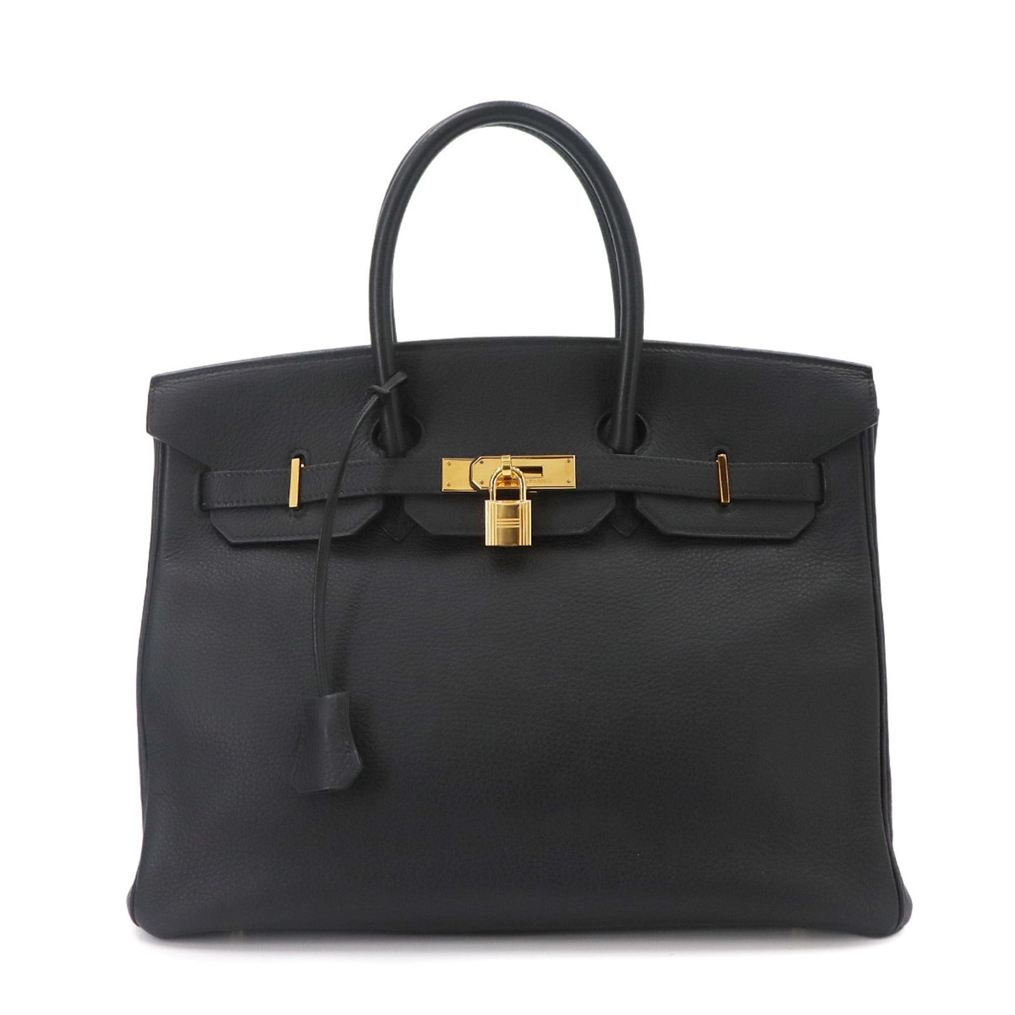 Hermes Birkin Black Togo Leather Handbag (Pre-Owned)