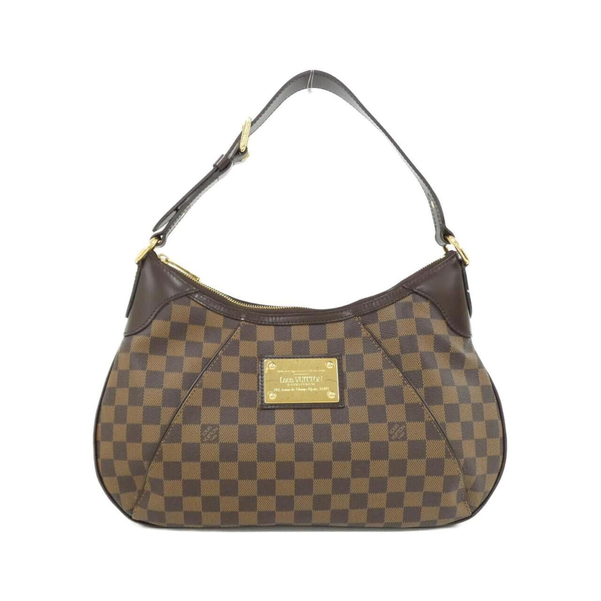 Louis Vuitton Ebene Coated Canvas Shoulder Bag (Pre-Owned)