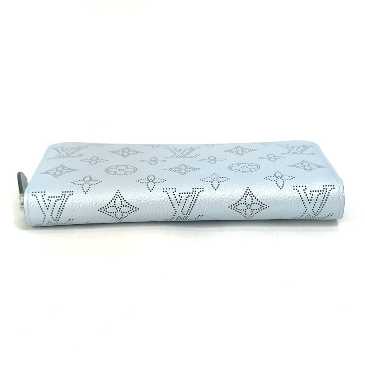 Louis Vuitton Mahina Blue Monogram Long Wallet (Bi-Fold) (Pre-Owned)
