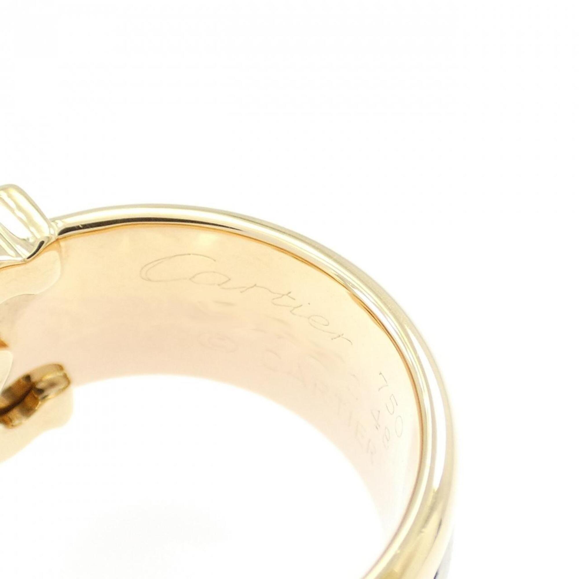 Cartier Pink Gold White Gold Yellow Gold Yellow Gold (18K) Pink Gold (18K) White Gold (18K) Band Ring (Pre-Owned)