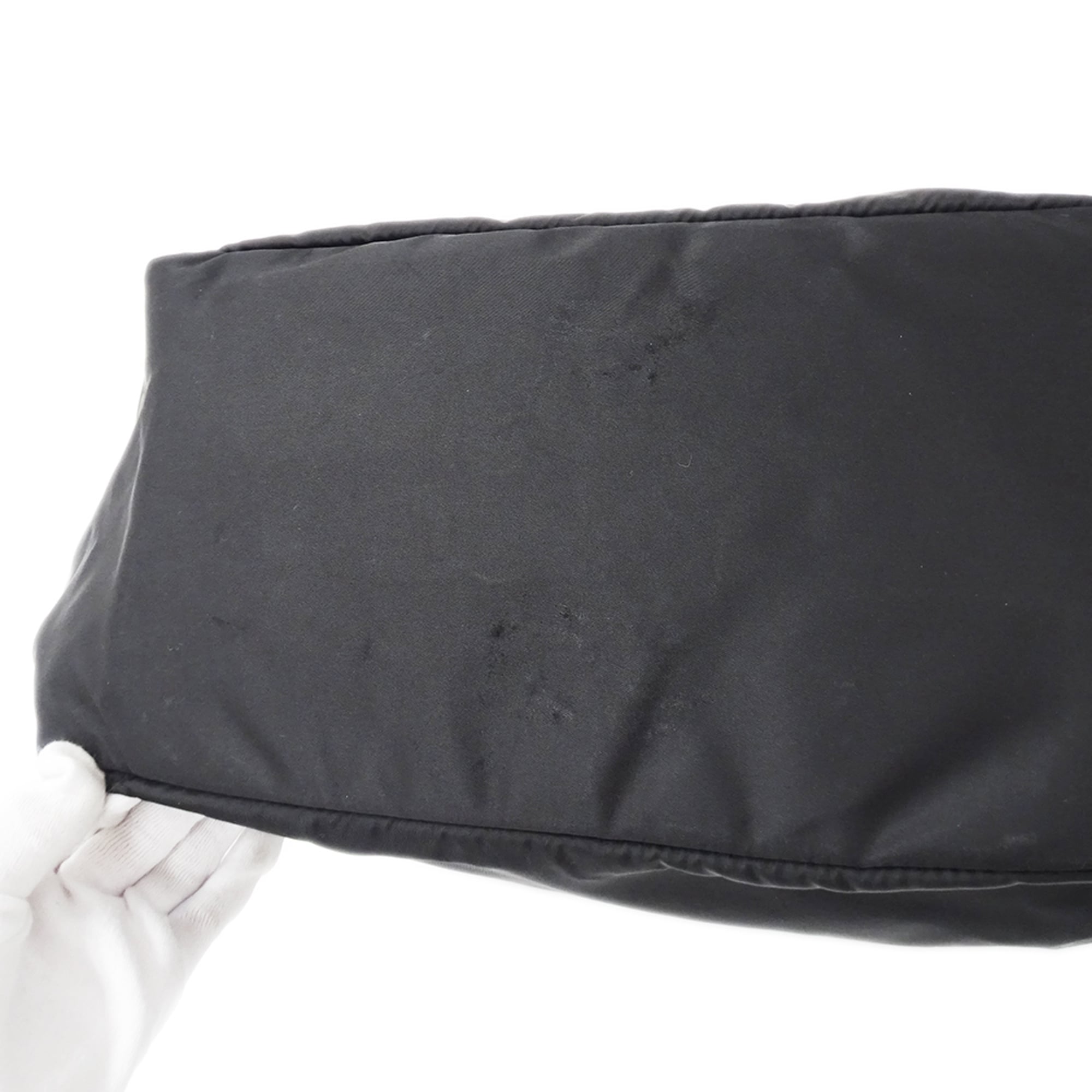 Prada Black Nylon Handbag Shoulder Bag Tote Bag (Pre-Owned)
