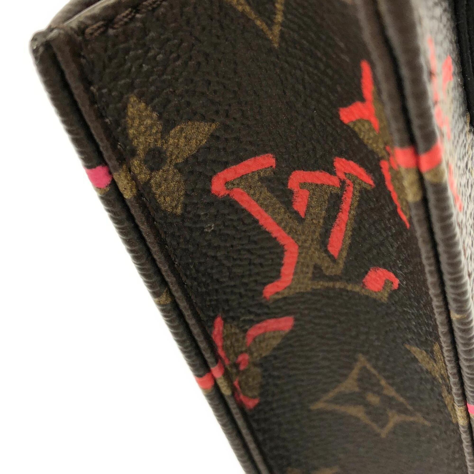 Louis Vuitton Marron Coated Canvas Handbag (Pre-Owned)