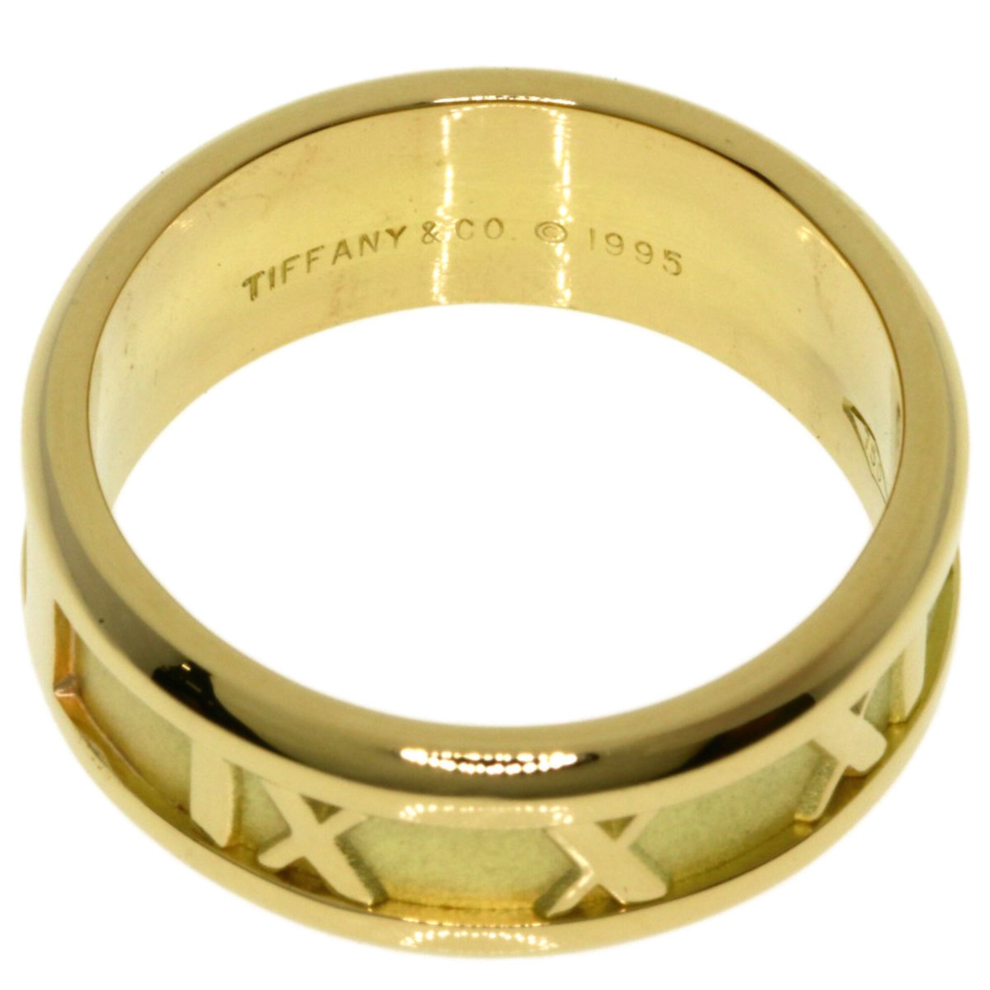 Tiffany Atlas Yellow Gold (18K) Band Ring (Pre-Owned)