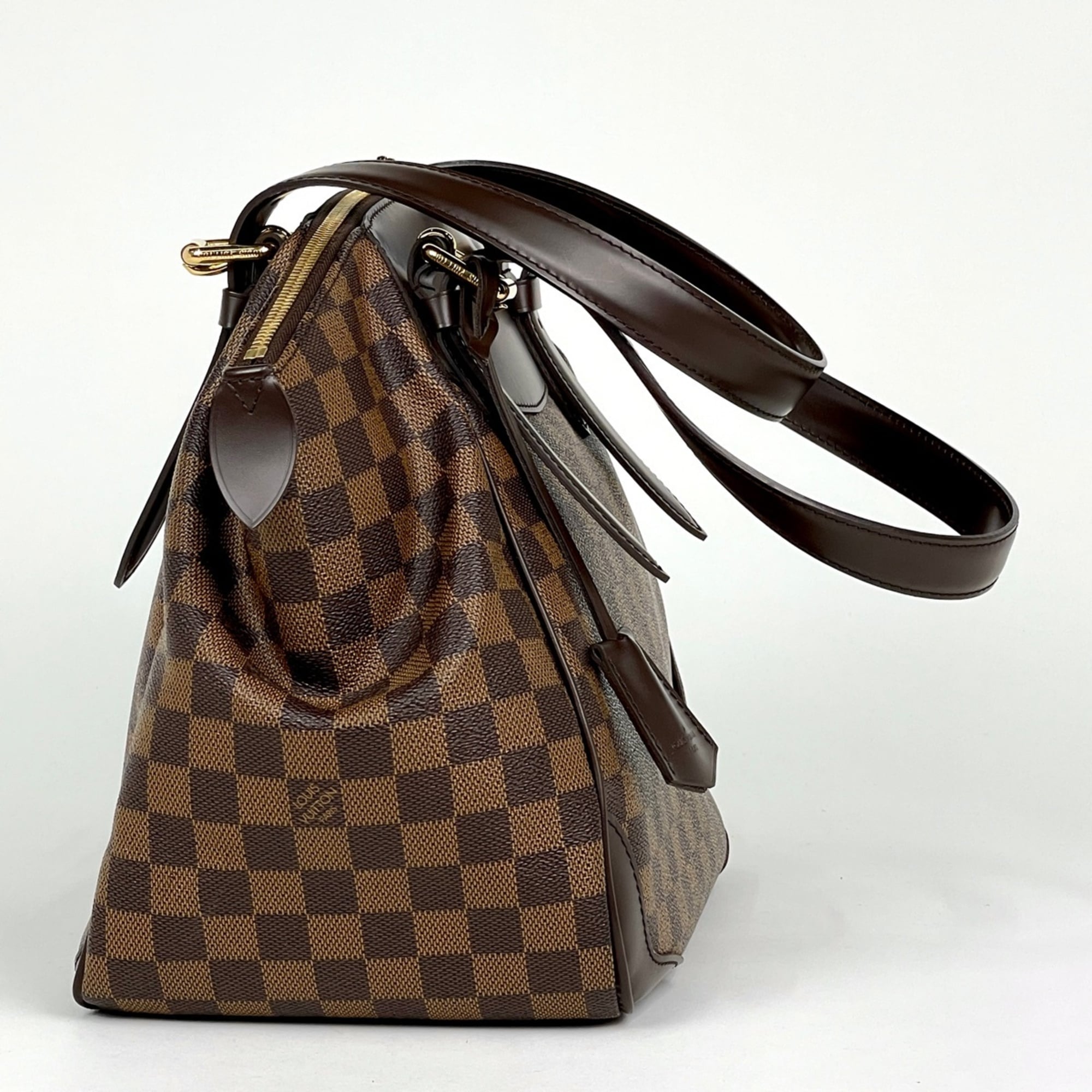 Louis Vuitton Brown Damier Canvas Handbag Shoulder Bag Tote Bag (Pre-Owned)