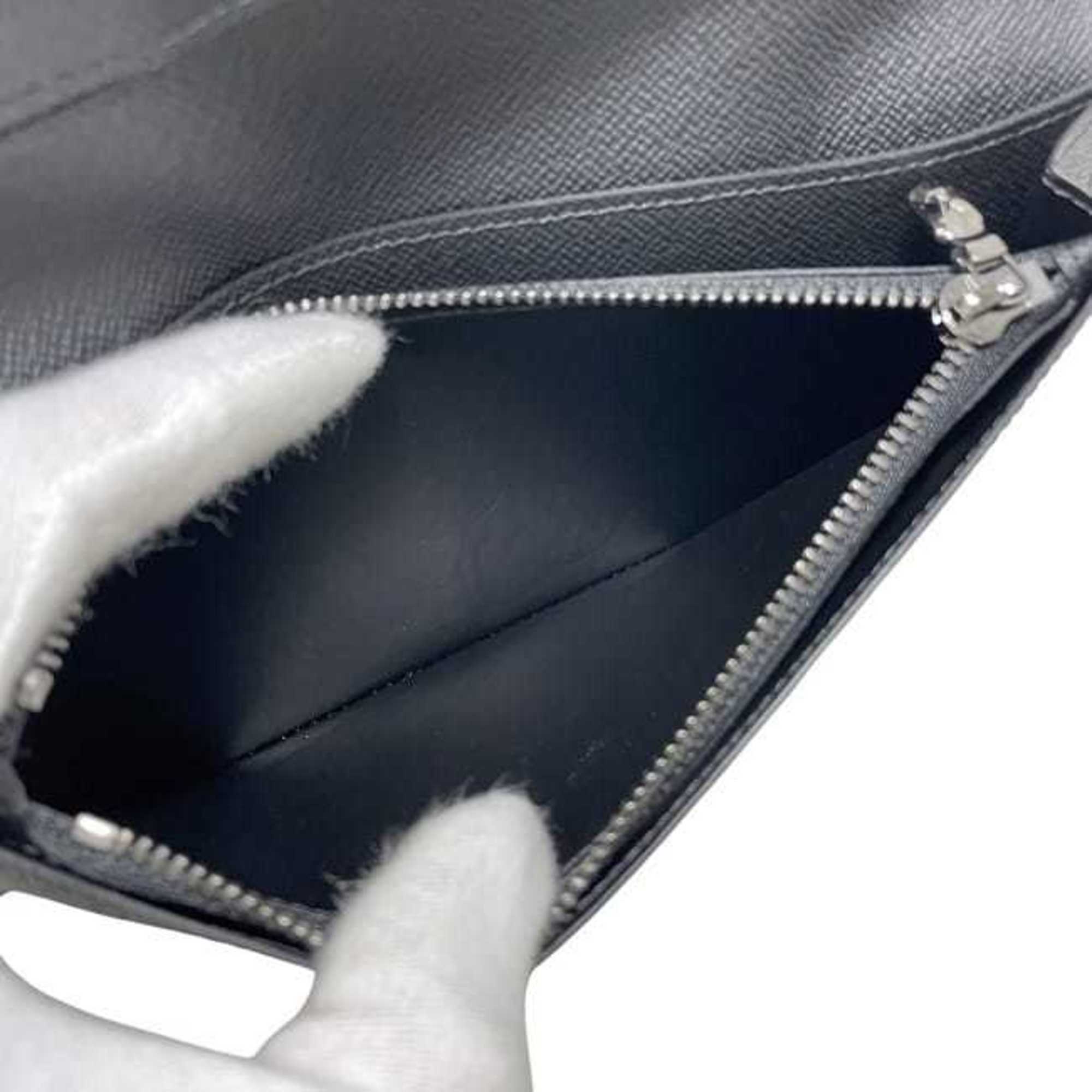 Louis Vuitton Black Monogram Eclipse Monogram Eclipse Long Wallet (Bi-Fold) (Pre-Owned)