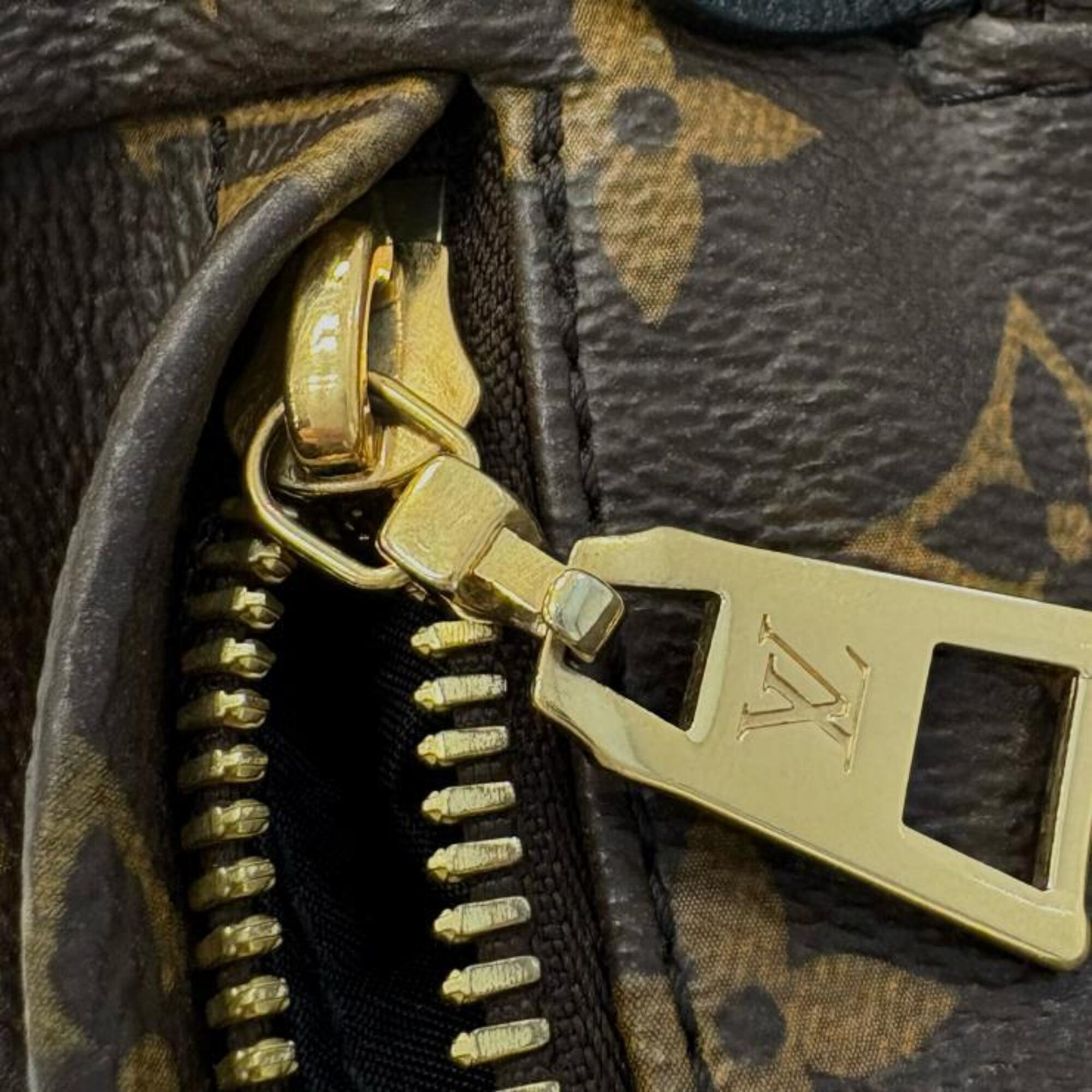 Louis Vuitton Black Brown Monogram Monogram Backpack (Pre-Owned)