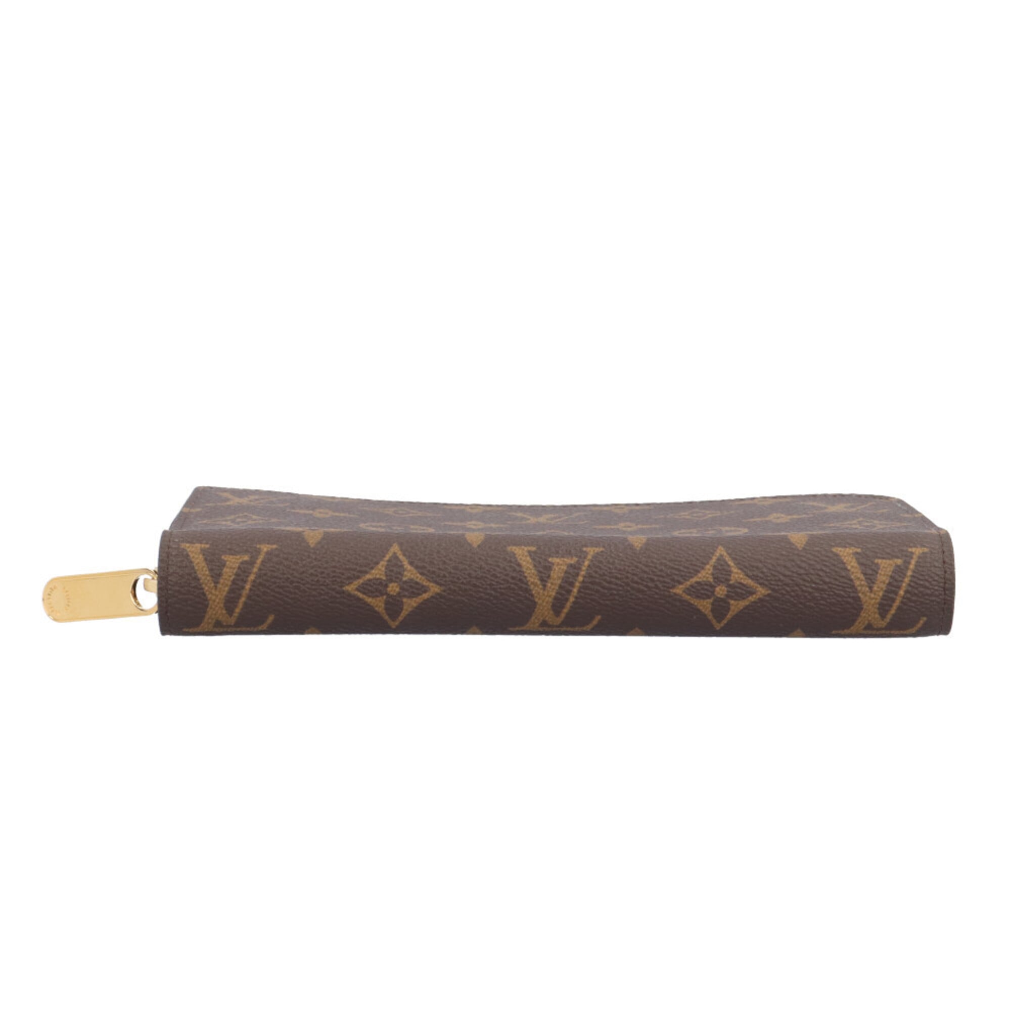 Louis Vuitton Monogram Brown Fuchsia Monogram Canvas Long Wallet (Bi-Fold) (Pre-Owned)
