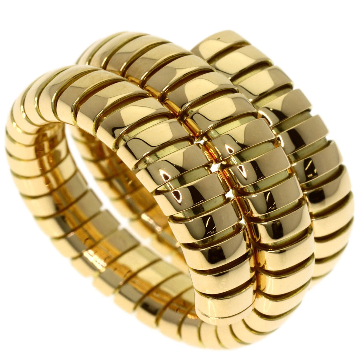 Bvlgari Yellow Gold Yellow Gold (18K) Band Ring (Pre-Owned)