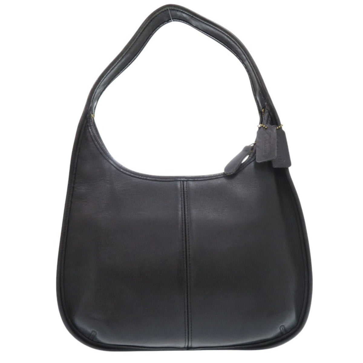 Coach Black Leather Shoulder Bag (Pre-Owned)