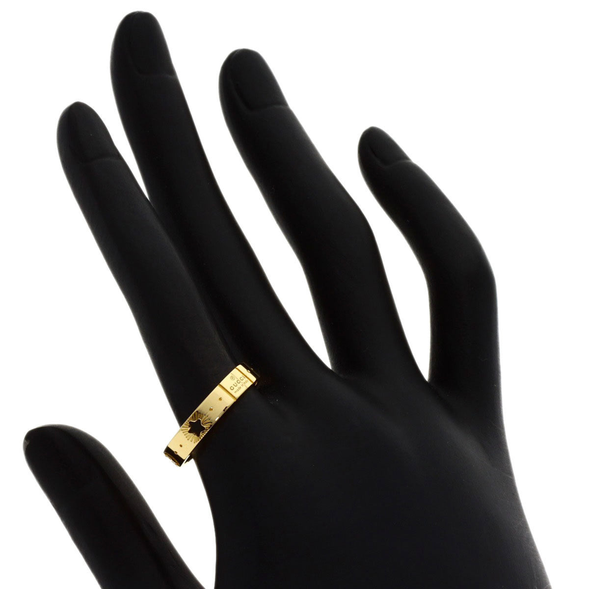Gucci Yellow Gold (18K) Band Ring (Pre-Owned)