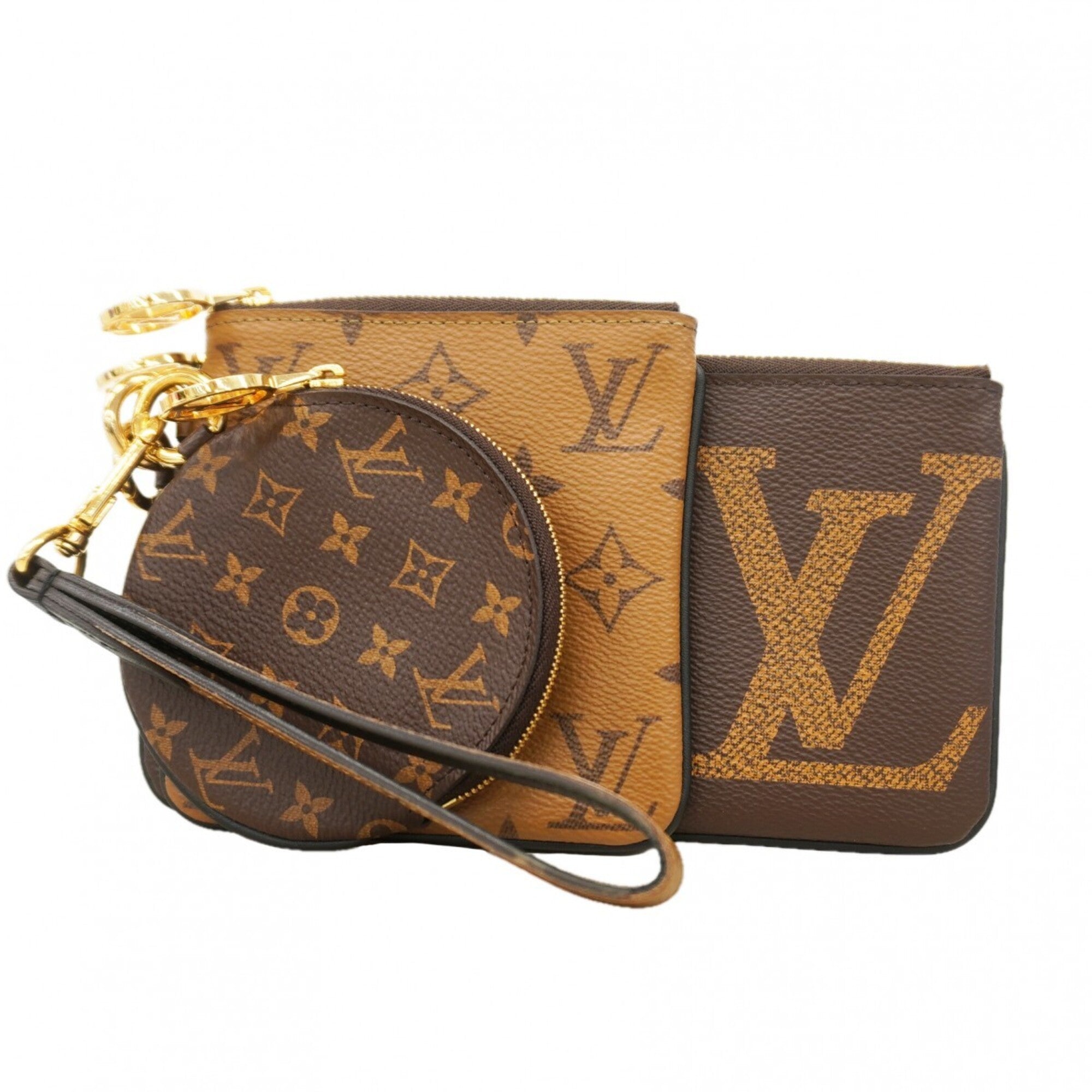Louis Vuitton Brown Pouch (Pre-Owned)
