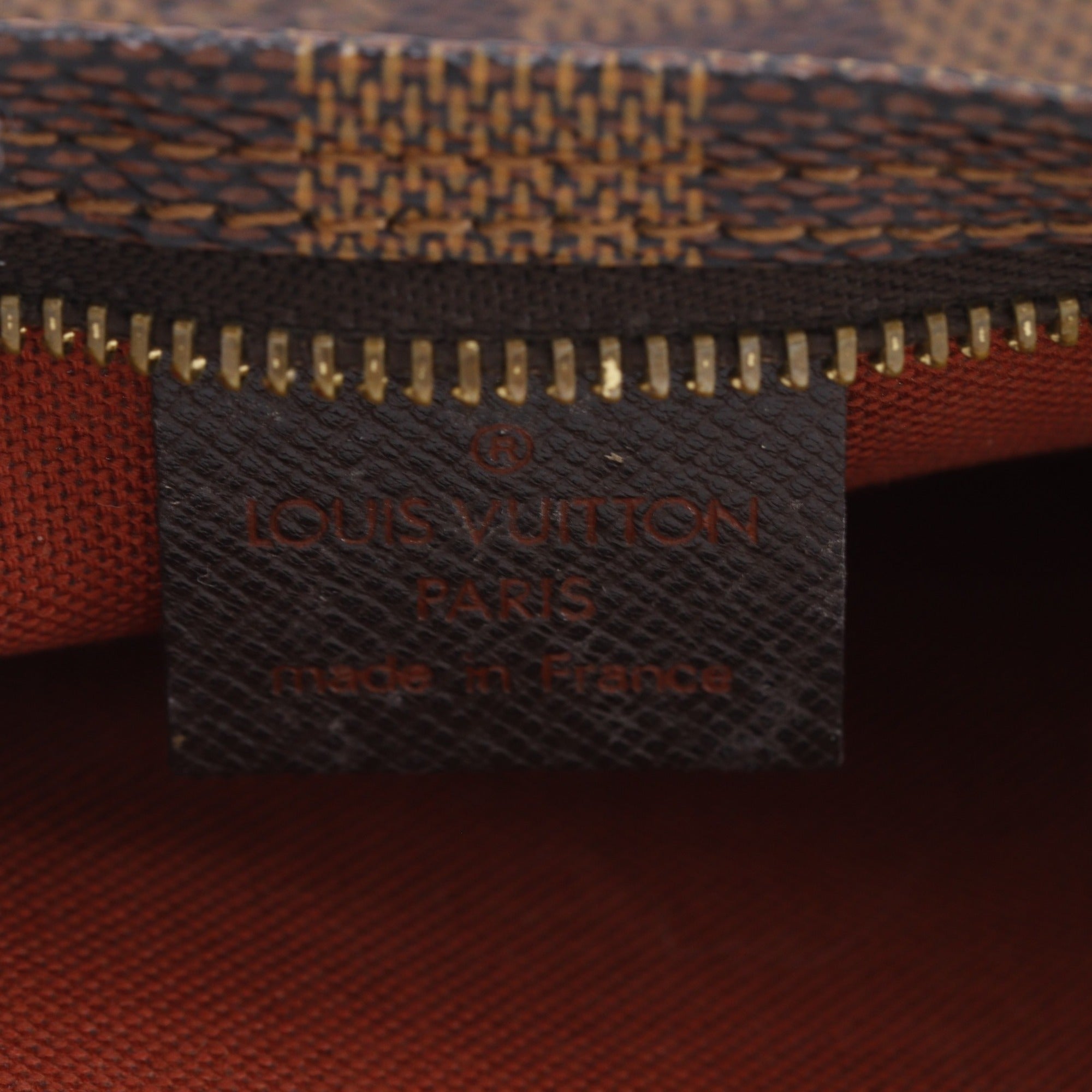 Louis Vuitton Brown Damier Canvas Pouch (Pre-Owned)