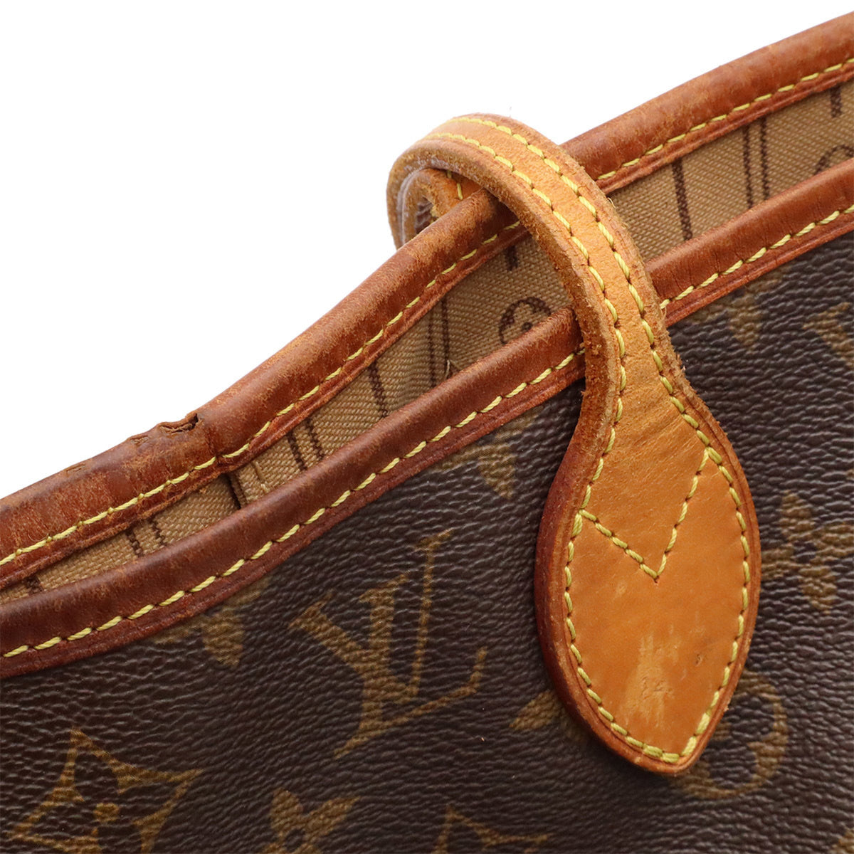 Louis Vuitton Brown Galle Monogram White Monogram Shoulder Bag Tote Bag (Pre-Owned)