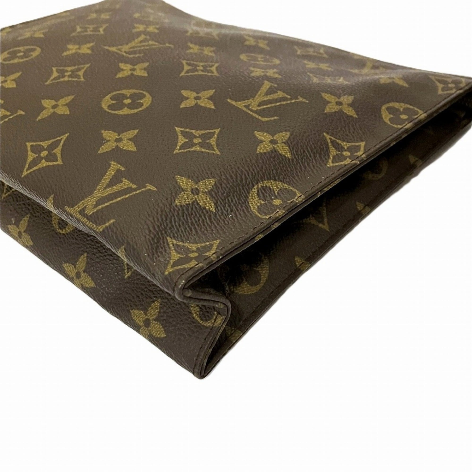 Louis Vuitton Monogram Brown Monogram Clutch Bag (Pre-Owned)