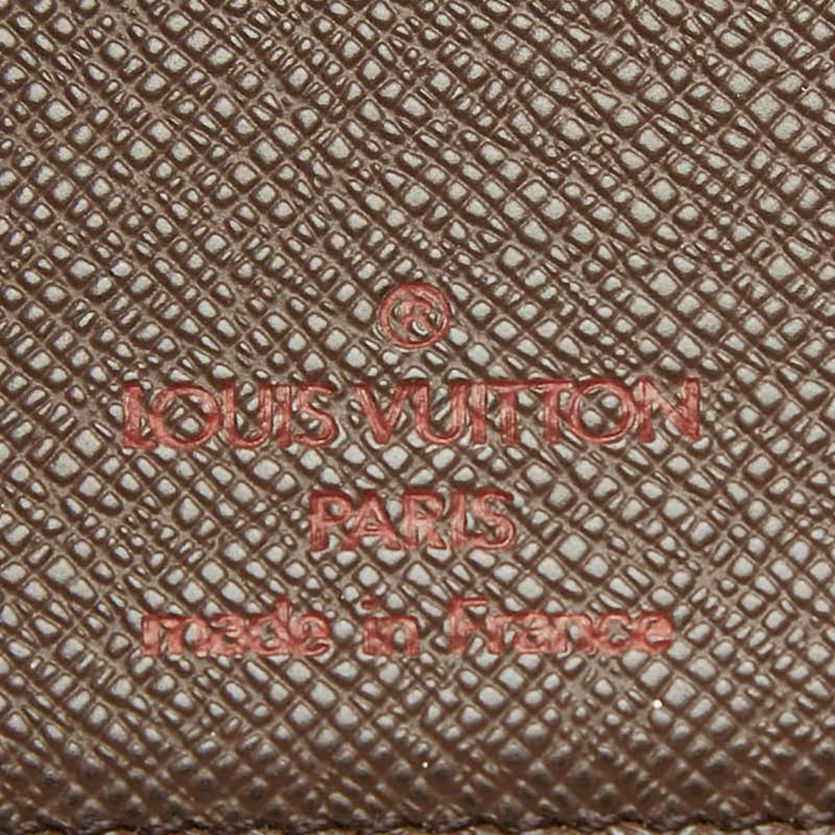 Louis Vuitton Brown Pvc Leather Long Wallet (Bi-Fold) (Pre-Owned)