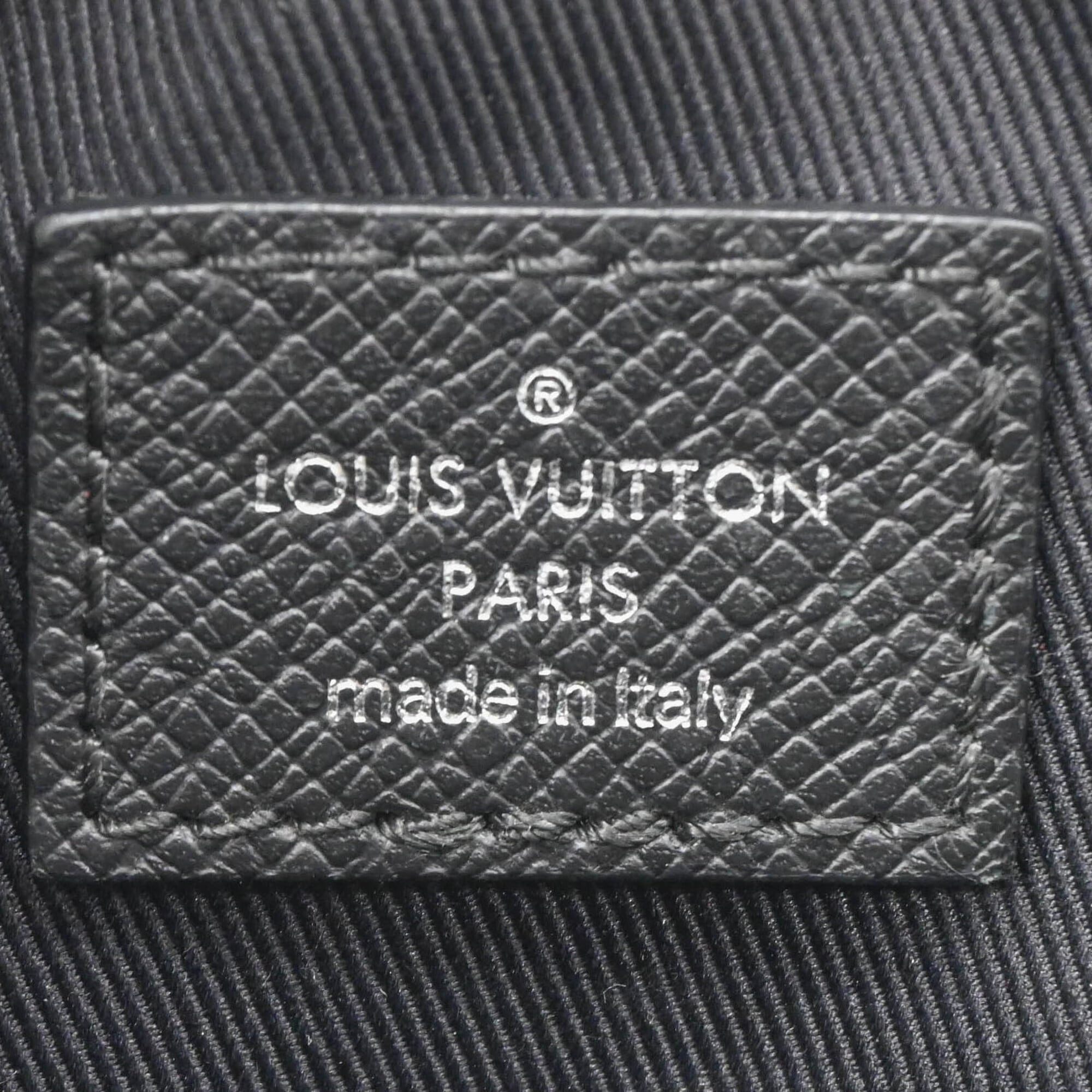 Louis Vuitton Black Noir Taigarama Sling Bag (Pre-Owned)