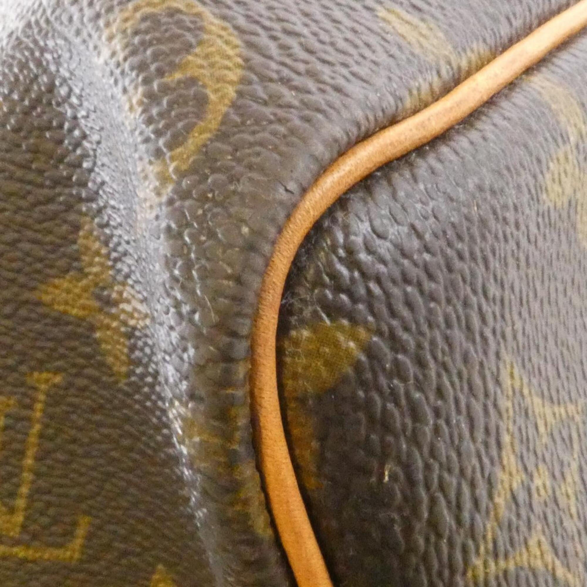 Louis Vuitton Marron Coated Canvas Boston Bag (Pre-Owned)