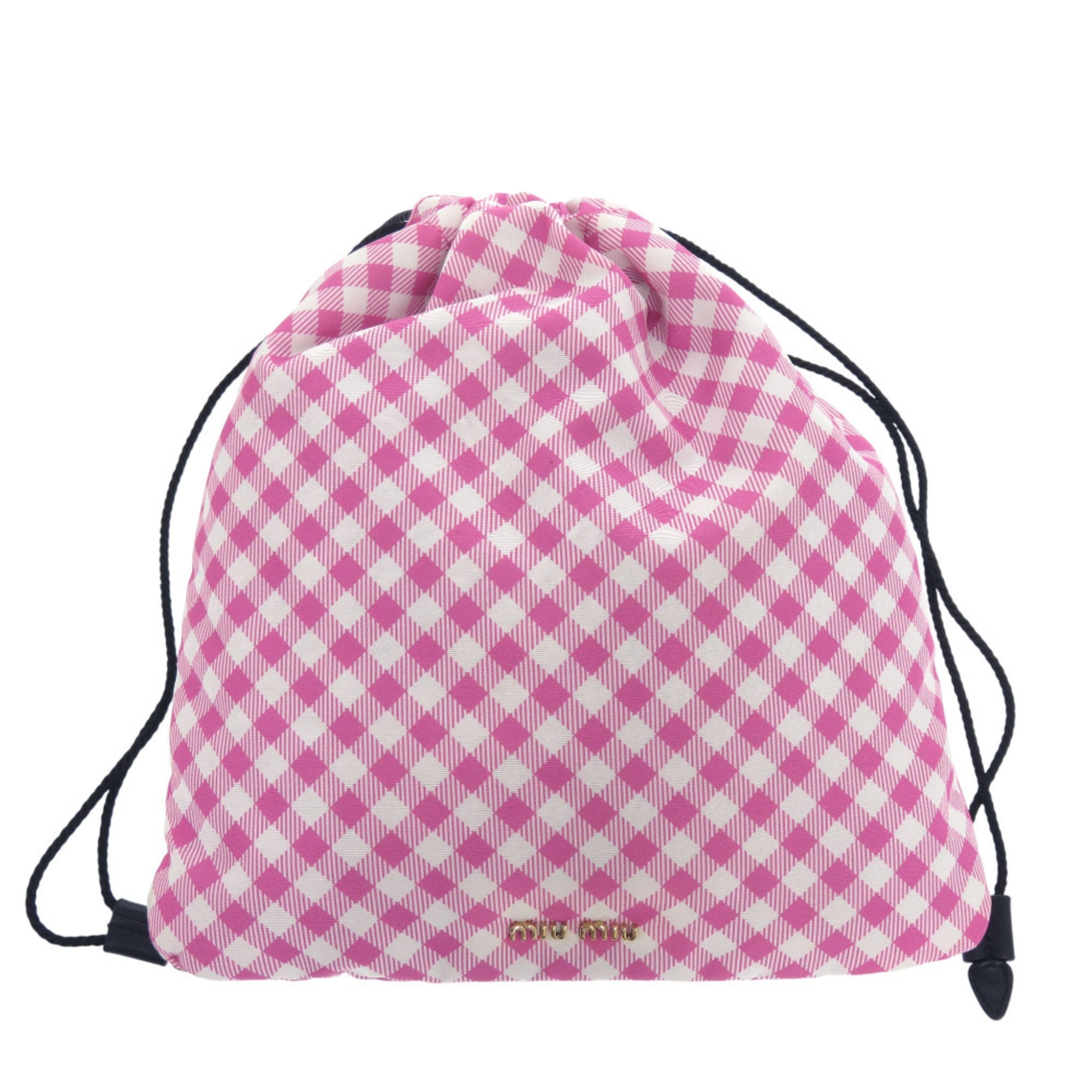 Miu Miu Pink Nylon Pouch (Pre-Owned)